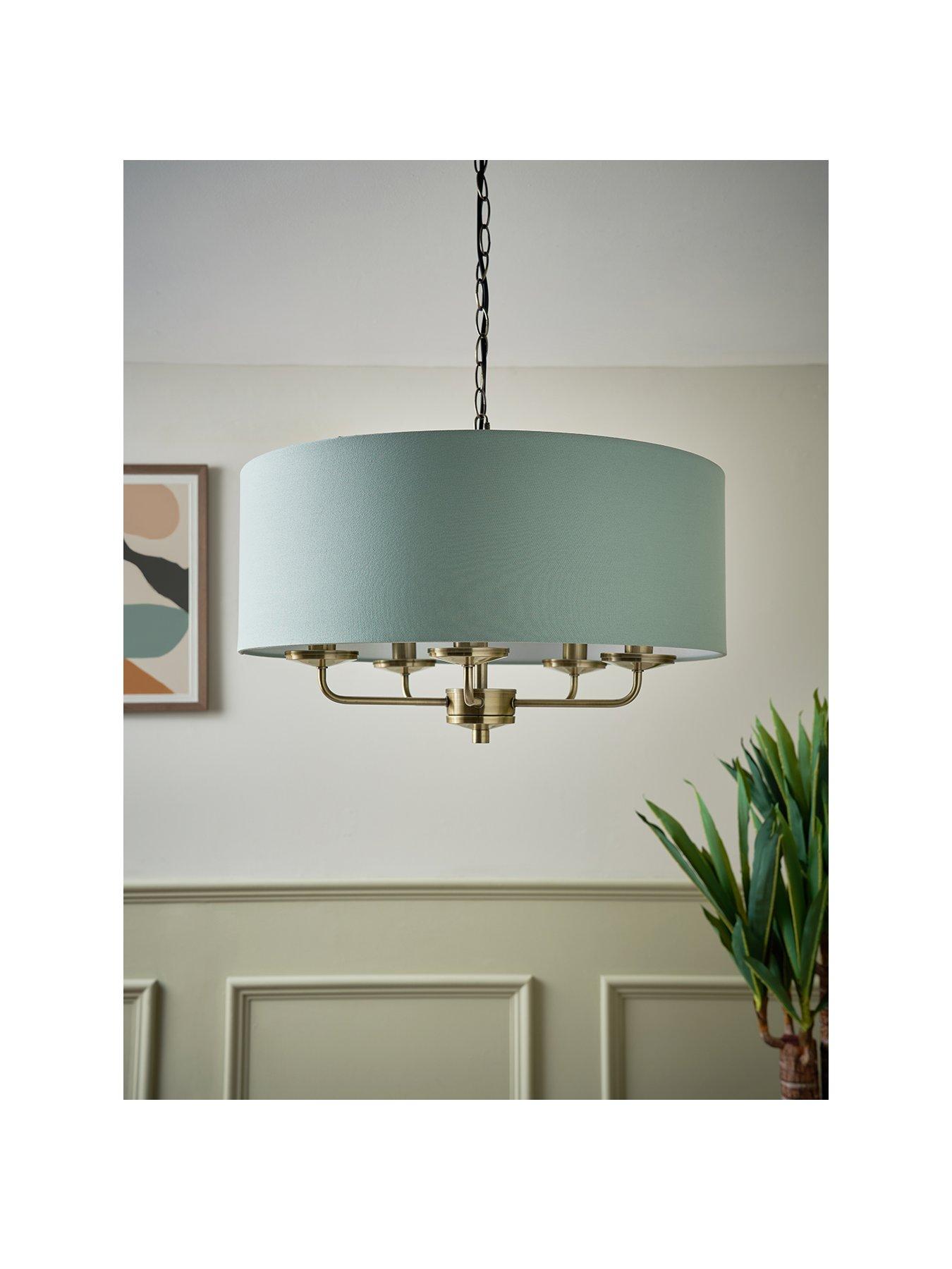 Image 2 of 3 of The Very Collection Mika 5-Light Ceiling Fixture - Light Green
