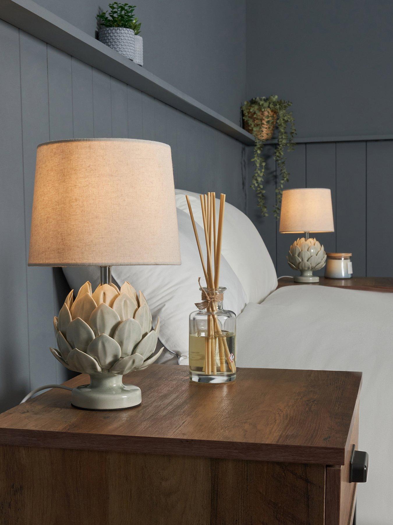 Image of Very Home Set Of 2 Mini Artichoke Table With Reactive Glaze Green