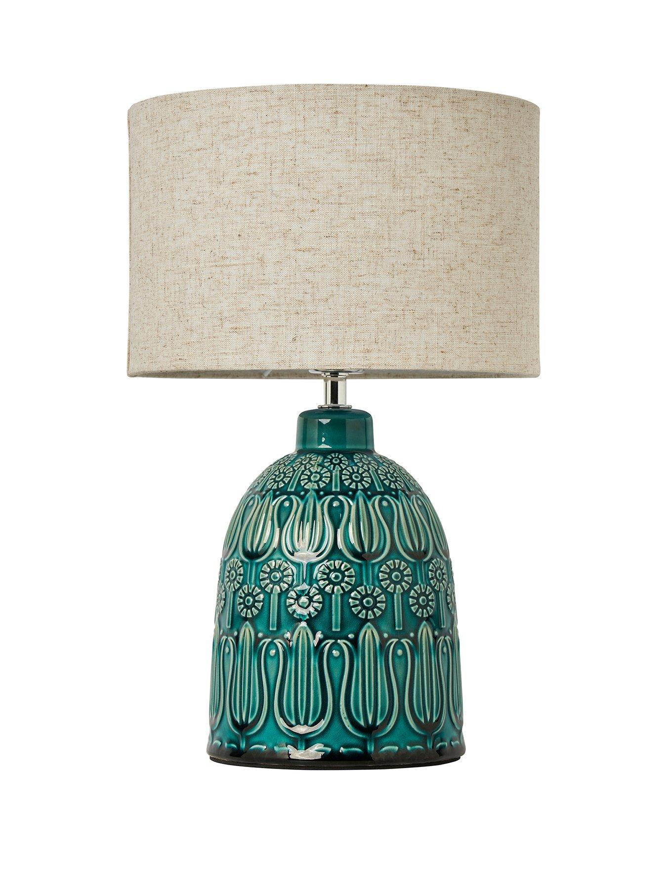 Image 2 of 5 of The Very Collection Ceramic Tulip Table Lamp