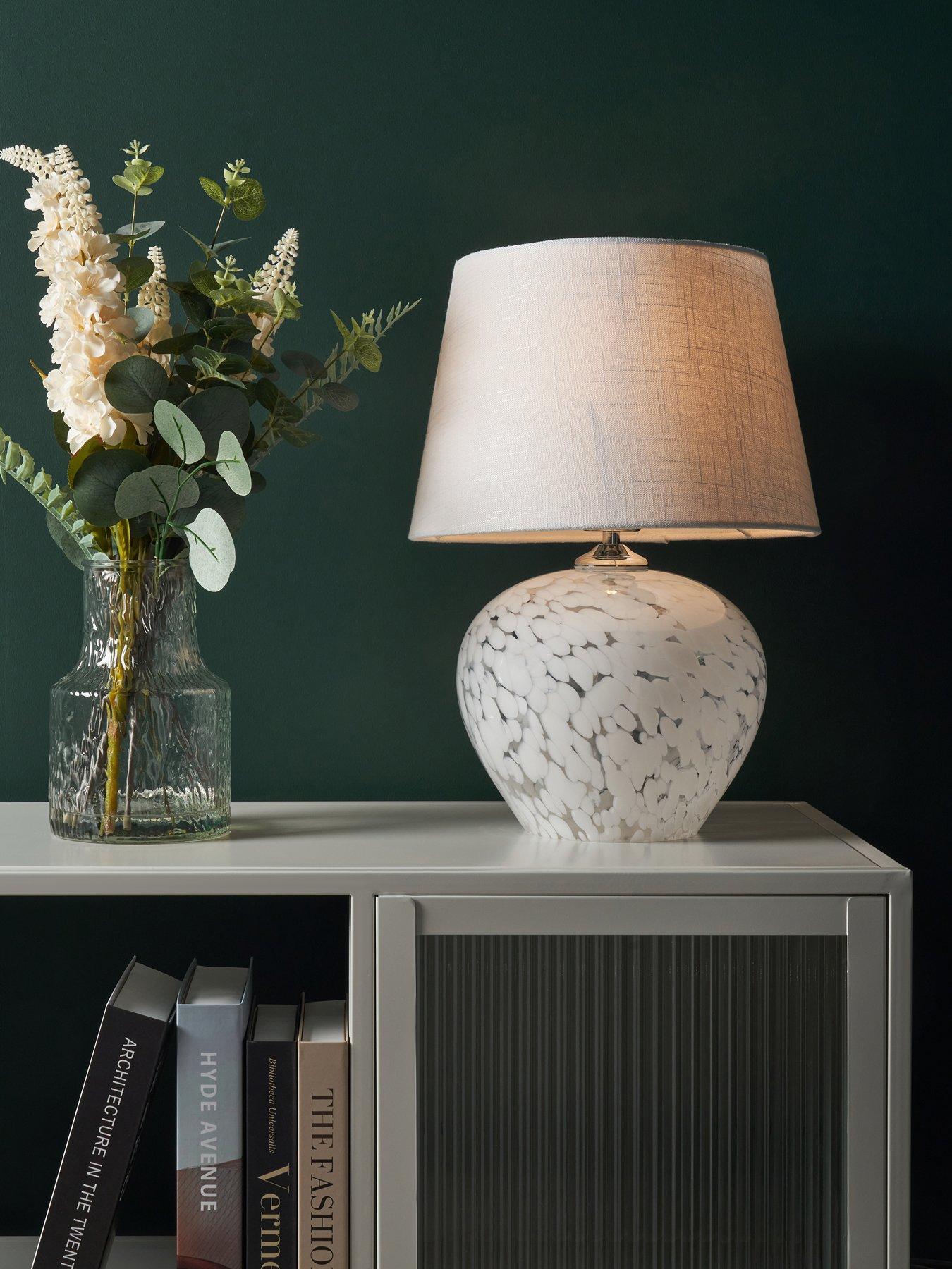 very-home-white-flakestone-table-lamp