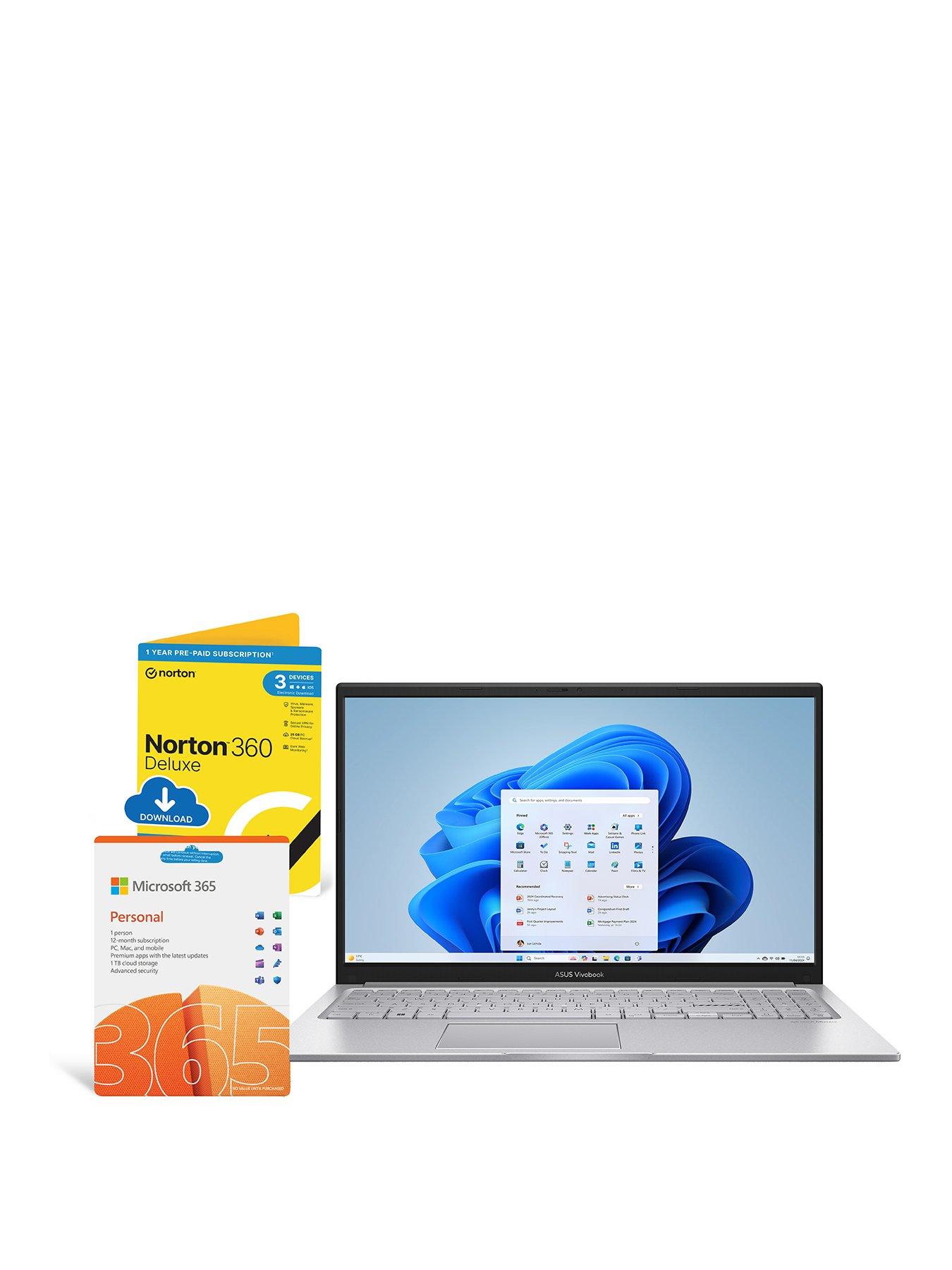 undefined Vivobook 15 - 15.6in Full HD - Intel Core i5 - 8GB RAM - 512GB SSD - Silver with M365 Personal  &  Norton 1 Year included