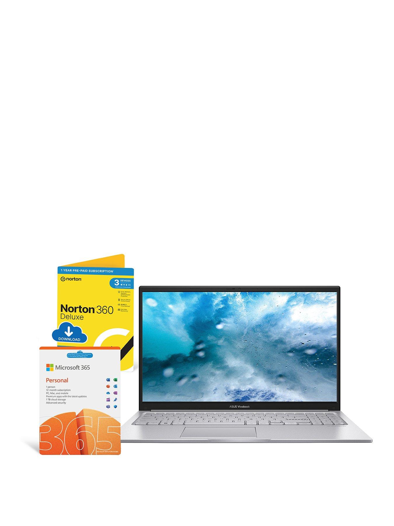 undefined Vivobook 15 - 15.6in Full HD - Intel Core i7 -16GB RAM - 512GB SSD - Silver with M365 Personal  &  Norton 1 Year included