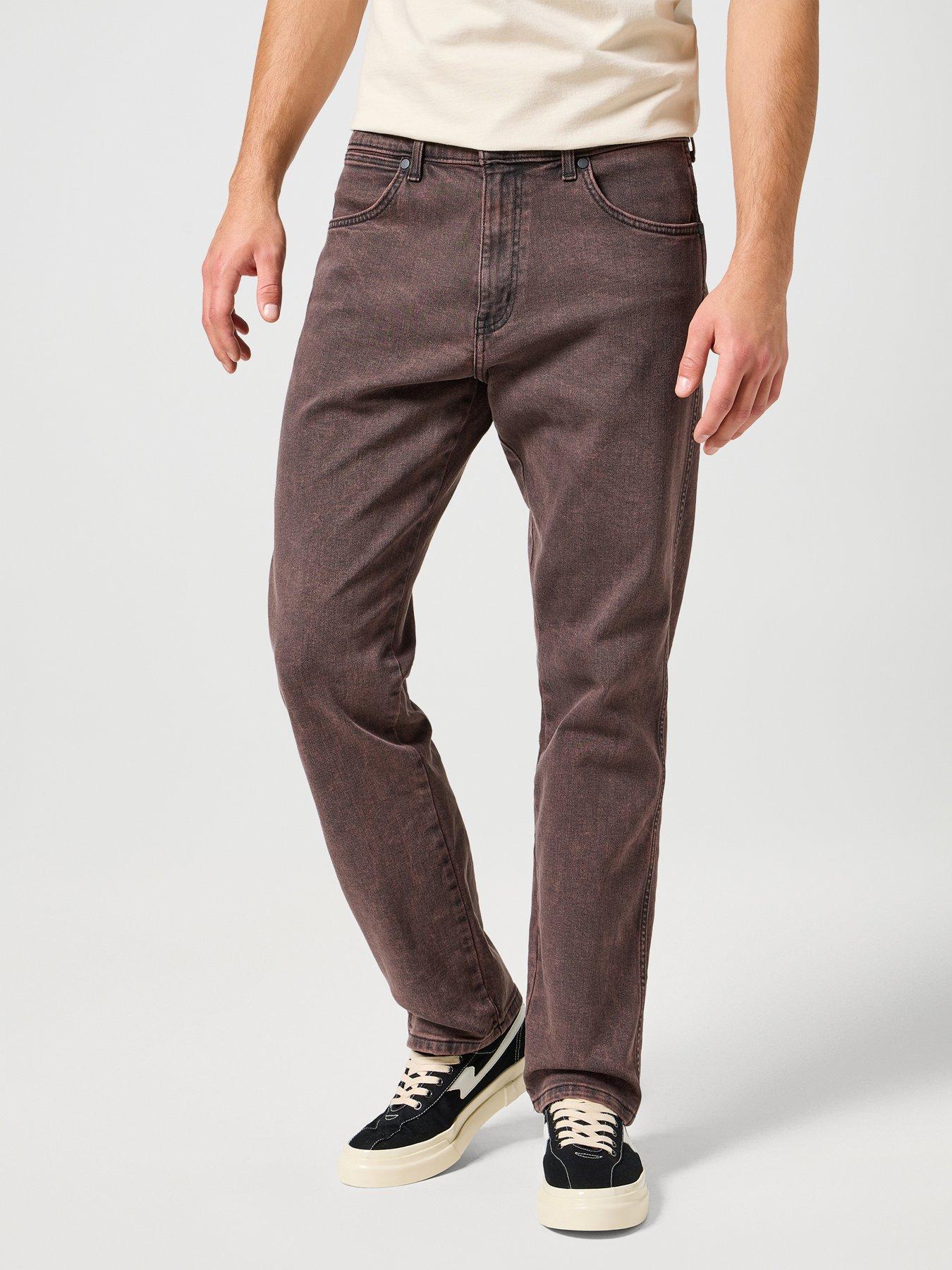 undefined Frontier Straight Leg Jeans- Dark Brown