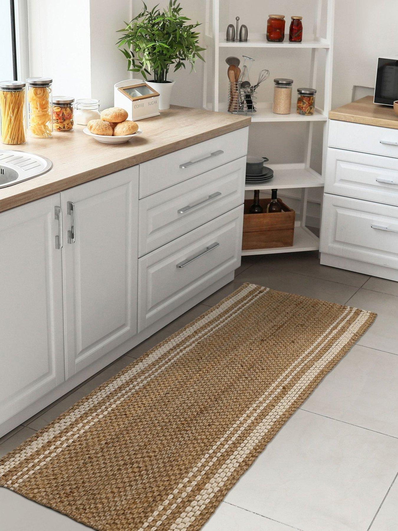 undefined Jute Stripe Runner - Natural