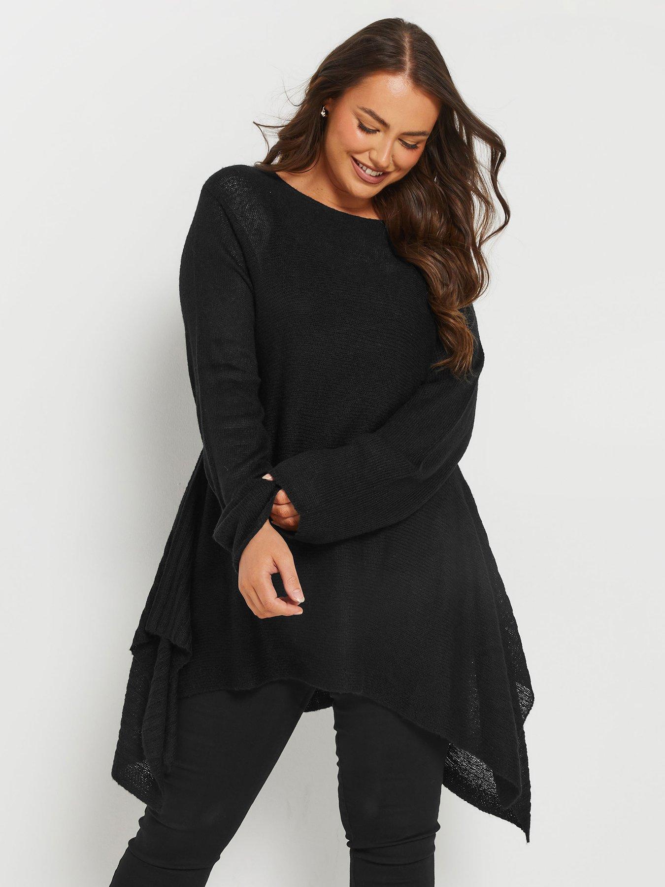 yours-curve-asymmetric-jumper-black