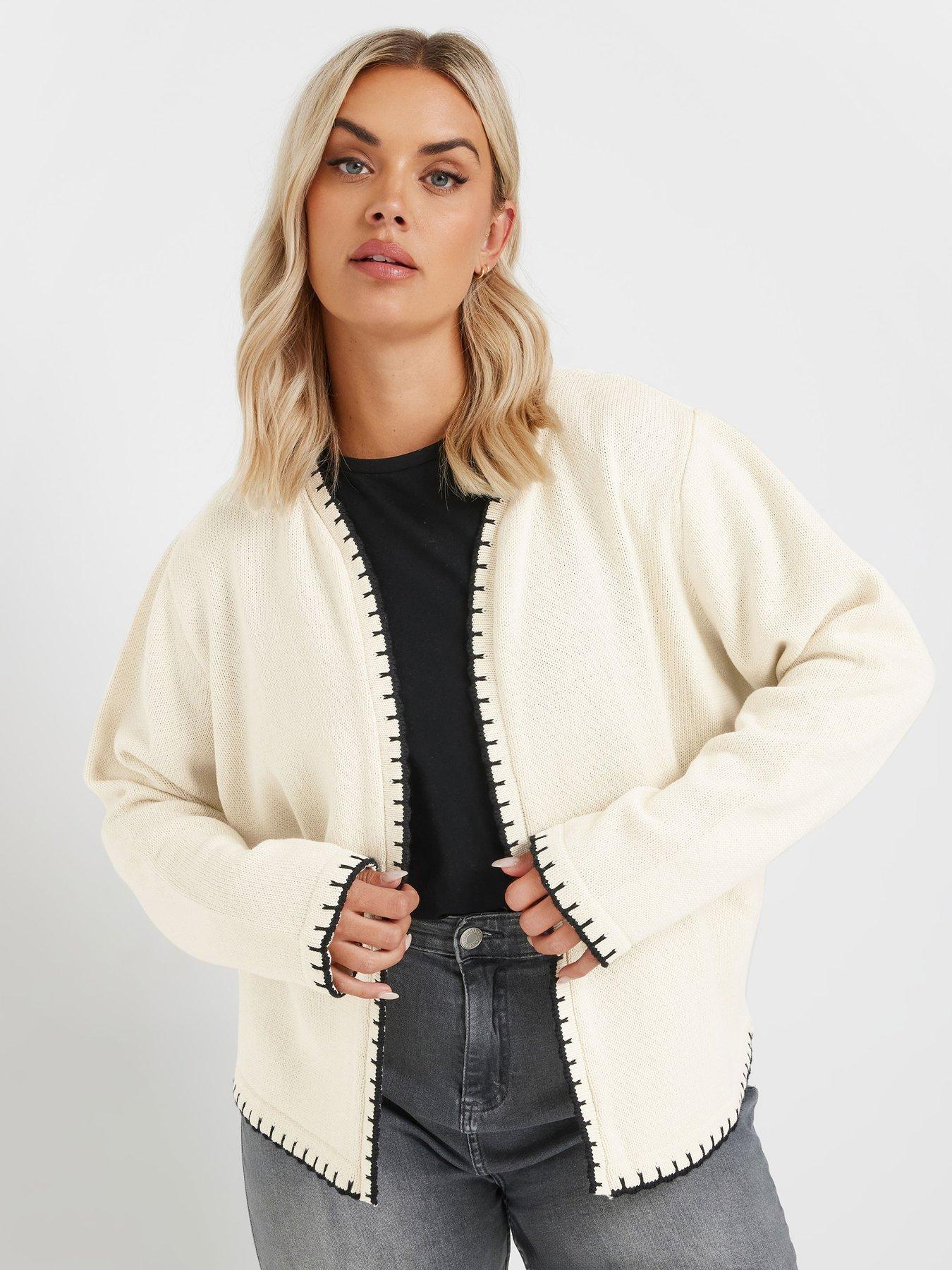 yours-curve-scalloped-edge-short-cardigan-ivory