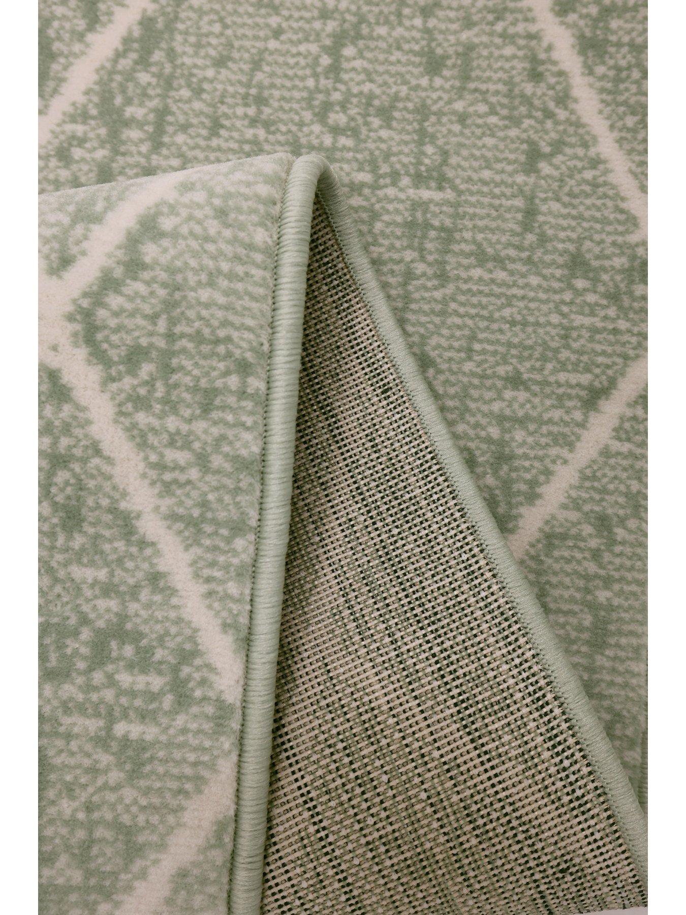 Image 4 of 4 of The Very Collection Maestro Berber Sage Green Rug