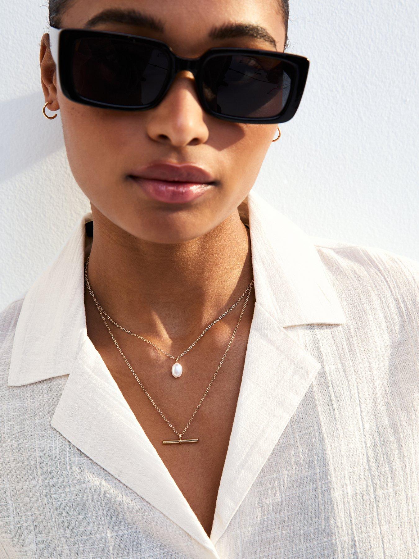 Image 4 of 6 of New Look Cream Textured Blanket Stitch Cropped Beach Shirt
