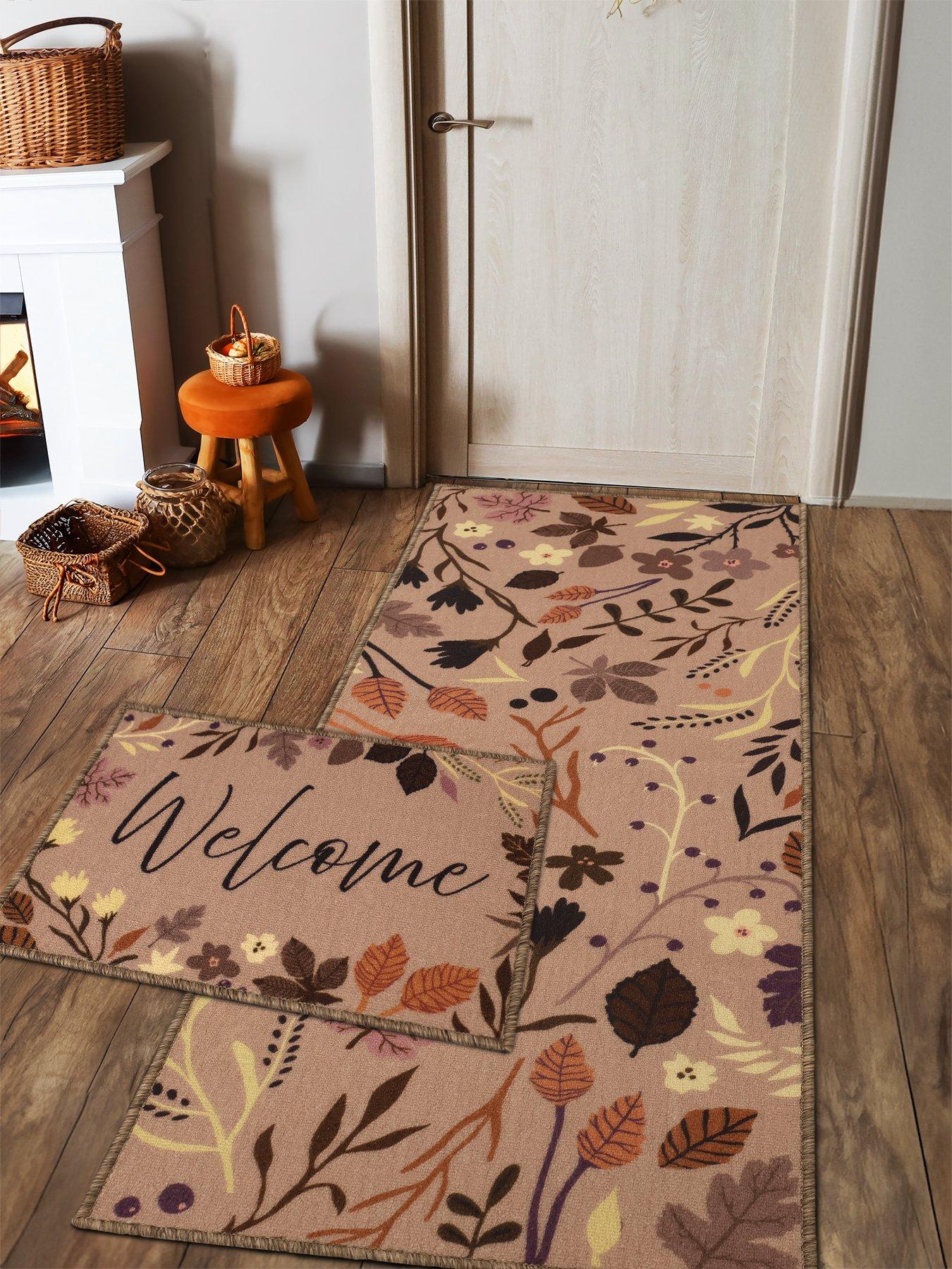 very-home-natural-autumn-leaf-runner-mat