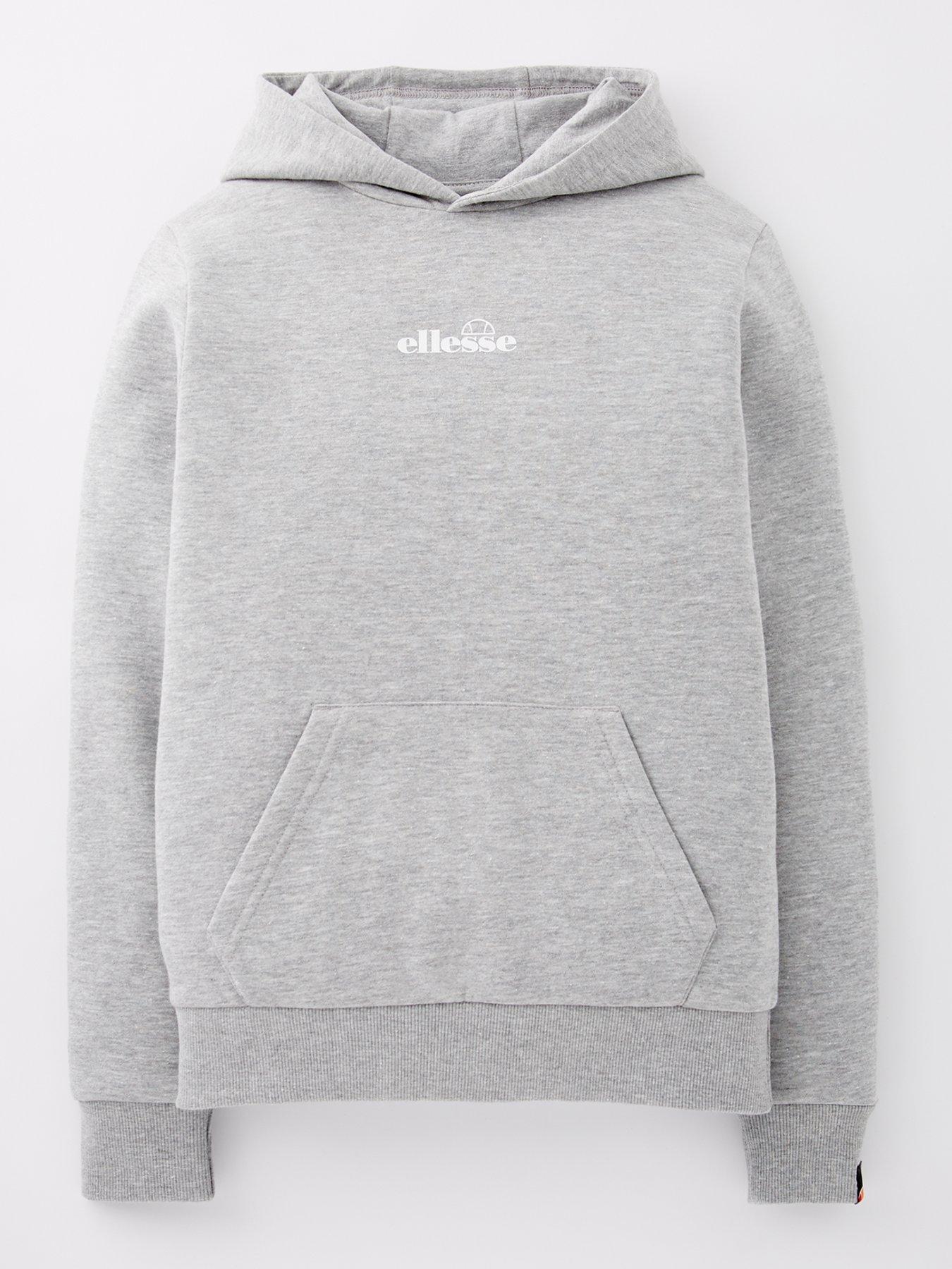 Image of Ellesse Junior Boys Ellibro Overhead Hoody - Marl - Grey