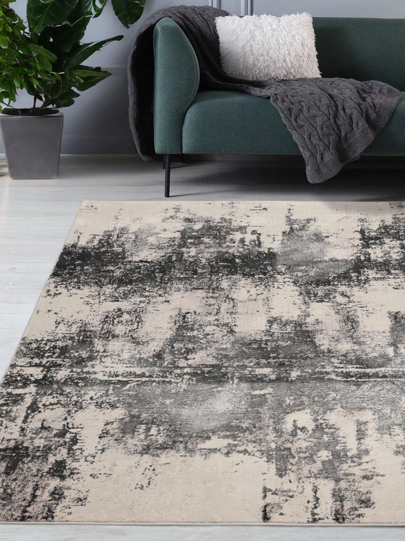 undefined Dusk Textured Grey Rug