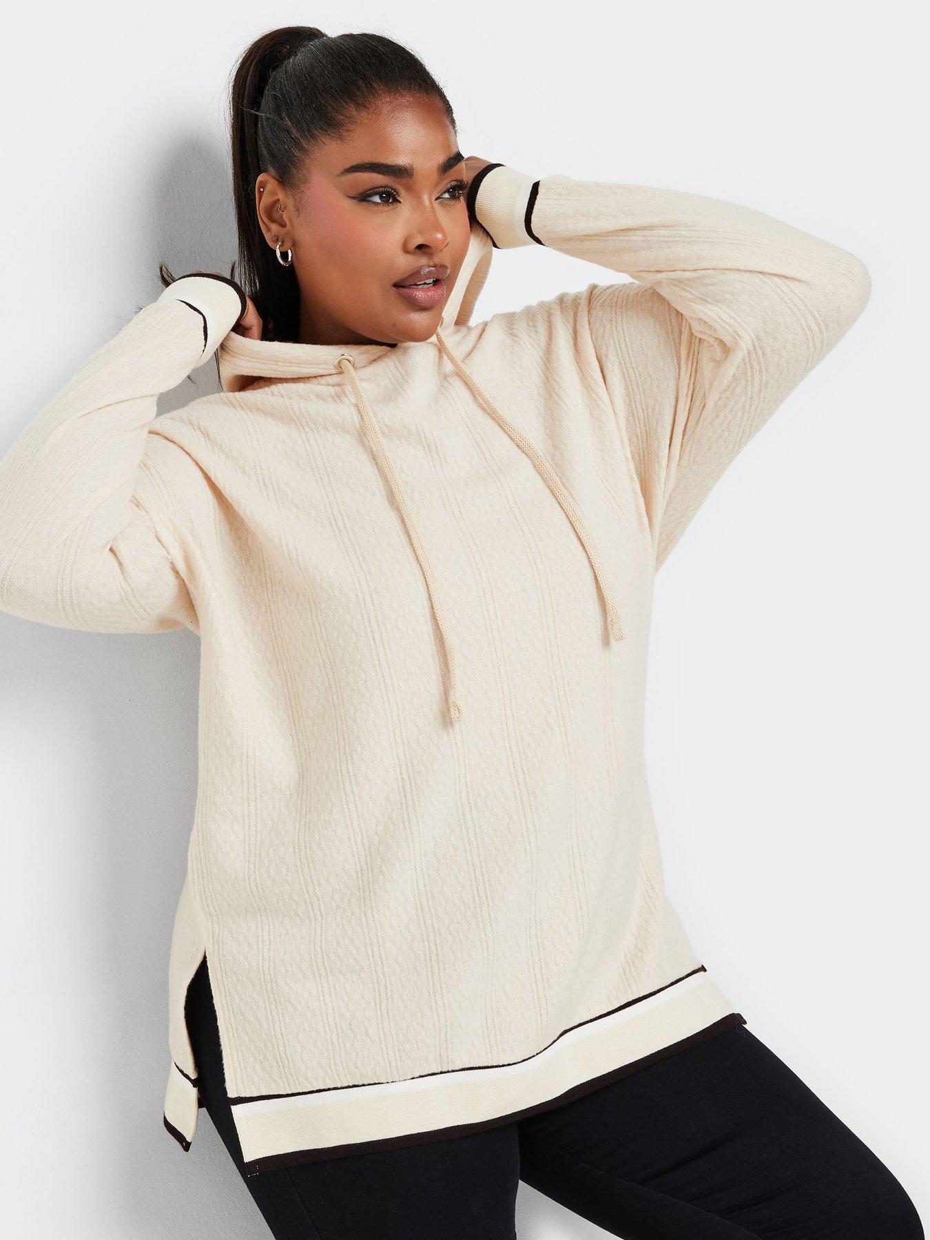 yours-curve-structured-hoodie-naturaloutfit