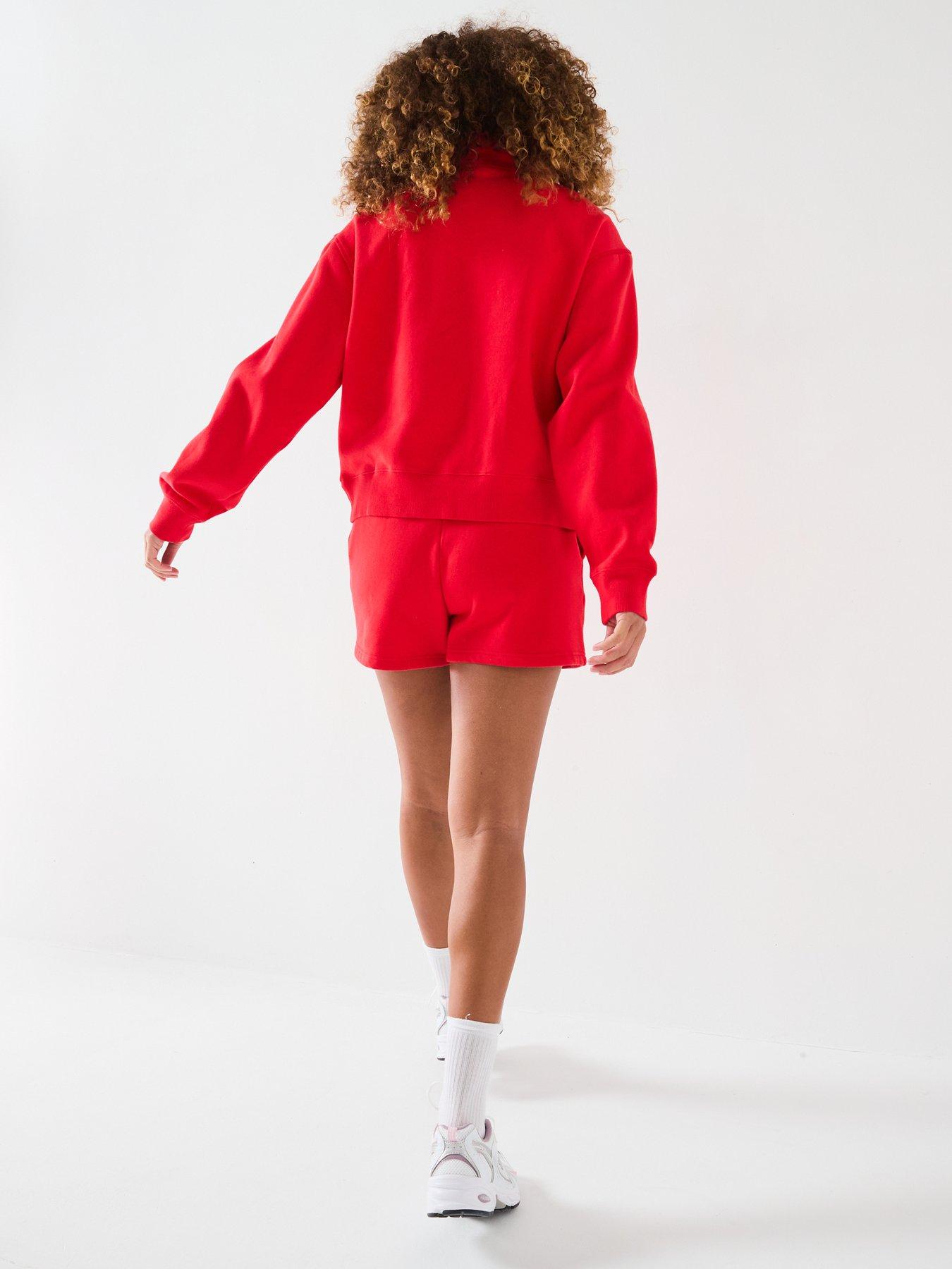 ellesse-womens-very-exclusive-gientra-sweatshirt-amp-short-set-reddetail