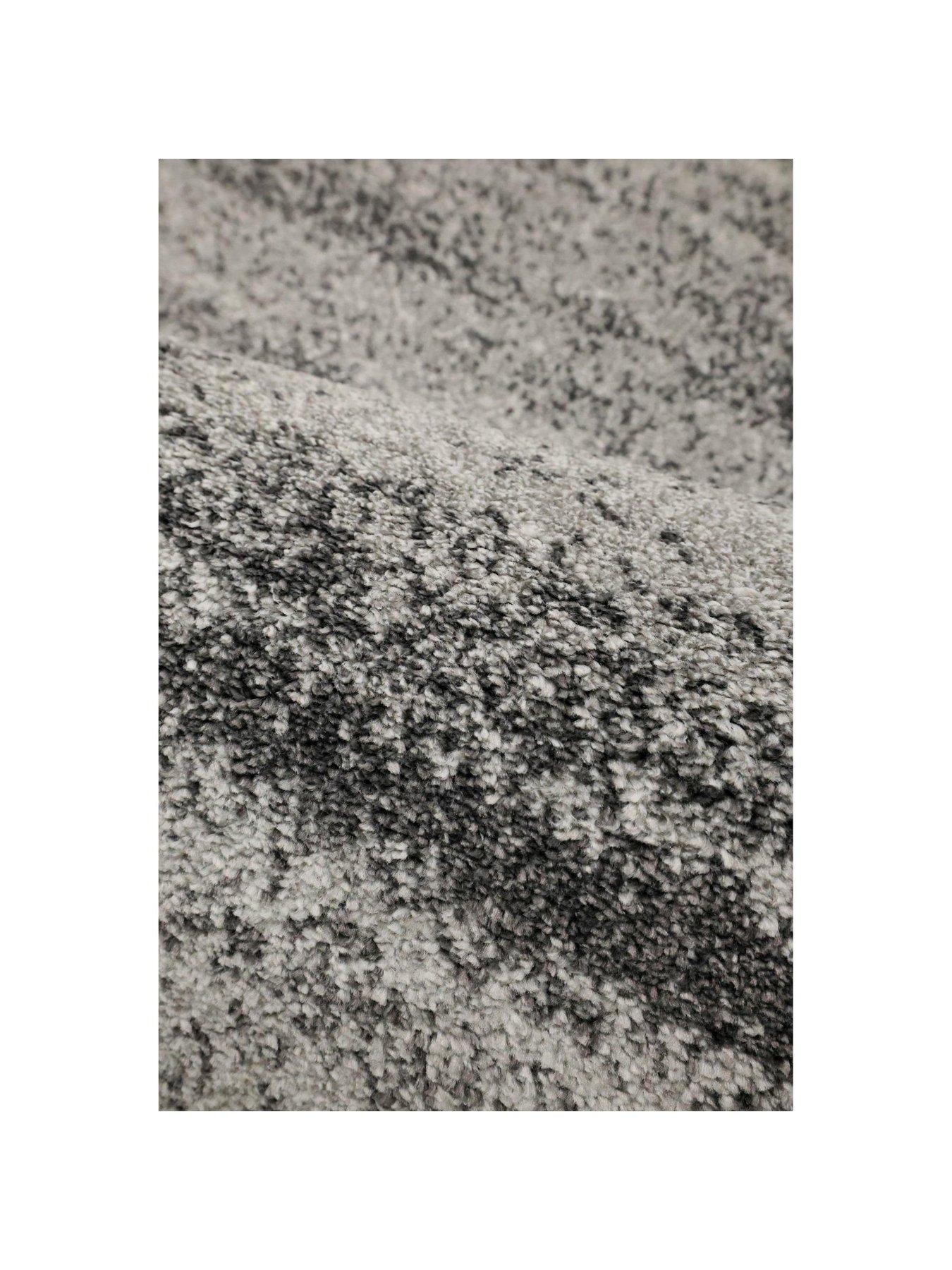 Image 4 of 4 of The Very Collection Freya Border Rug - Charcoal