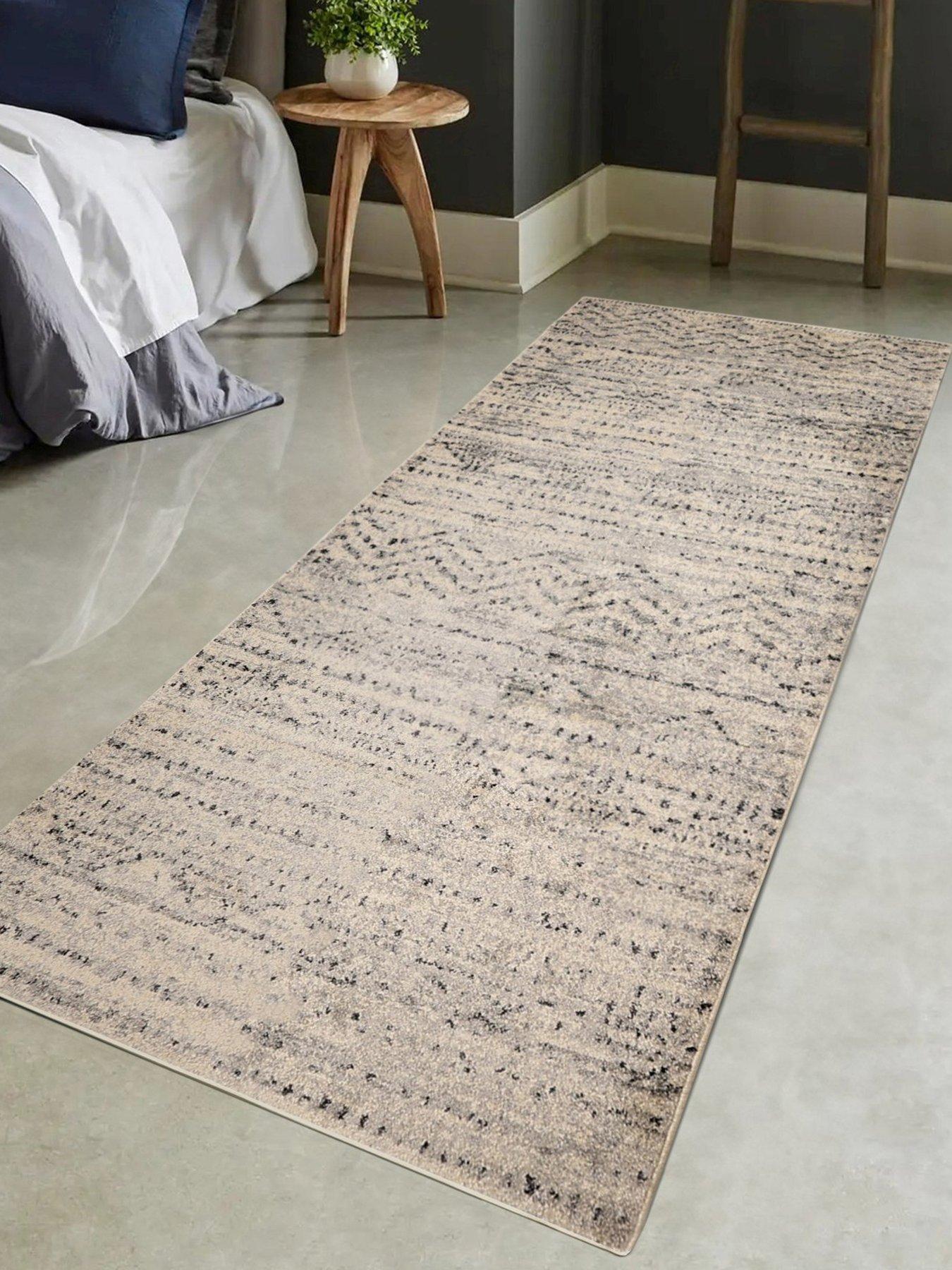 Image 1 of 3 of Freya Patterned Grey Runner 80X200cm