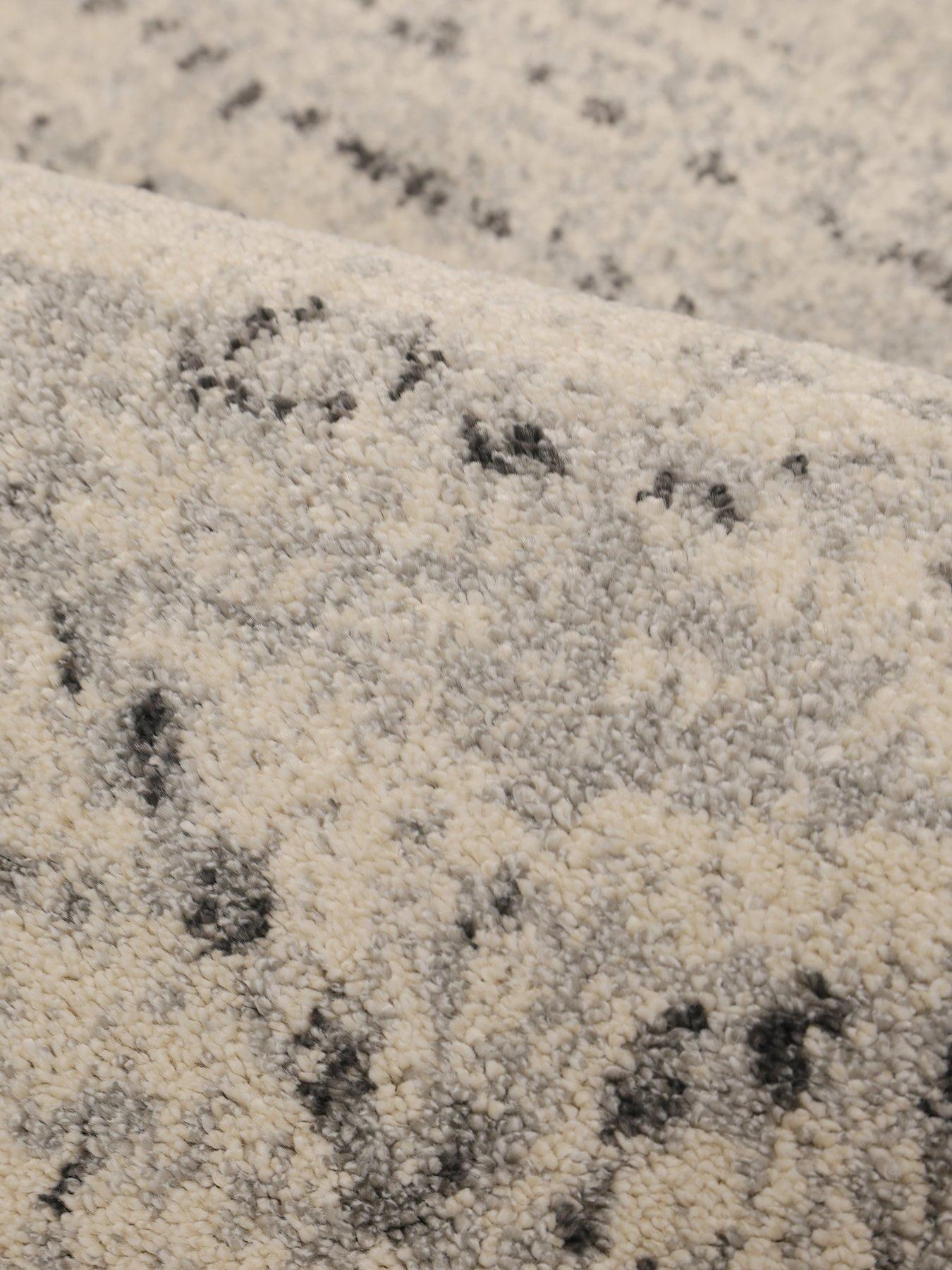Image 3 of 3 of Freya Patterned Grey Runner 80X200cm