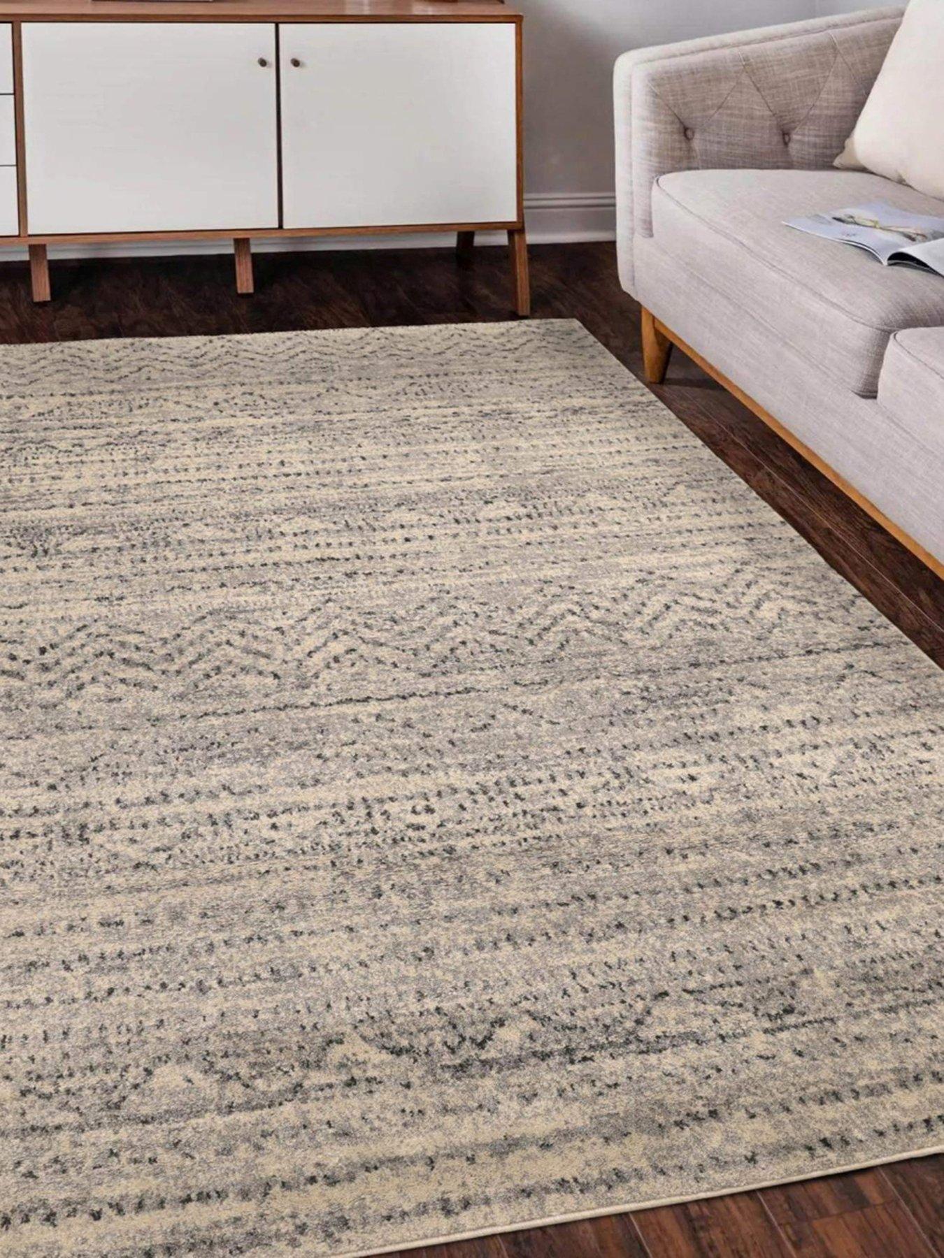 undefined Freya Patterned Grey Rug