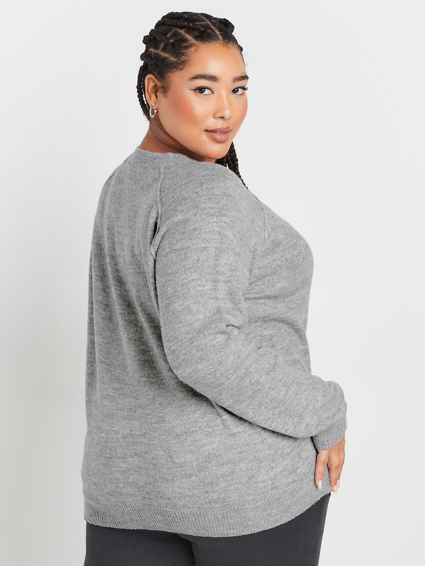 yours-curve-seam-detail-soft-jumper-greystillFront