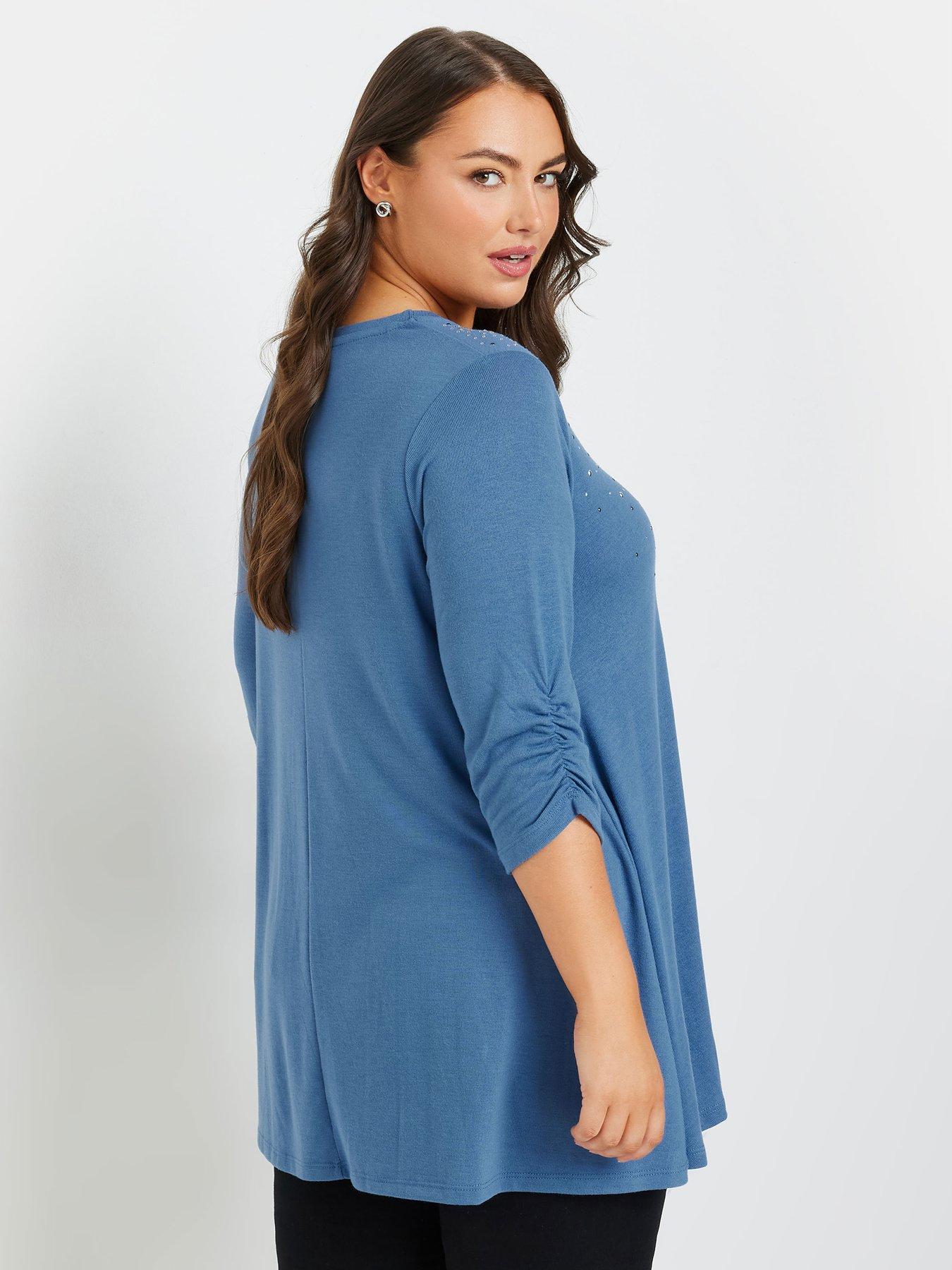 yours-curve-studded-swing-top-bluestillFront