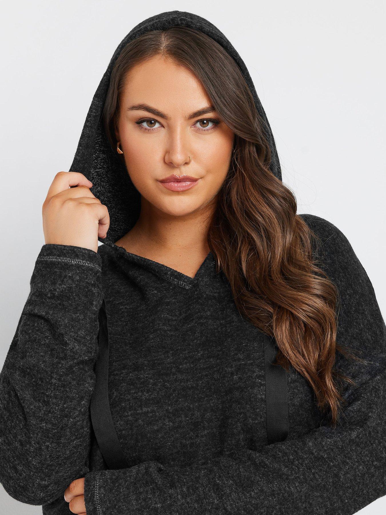 yours-curve-soft-touch-hoodie-greyoutfit