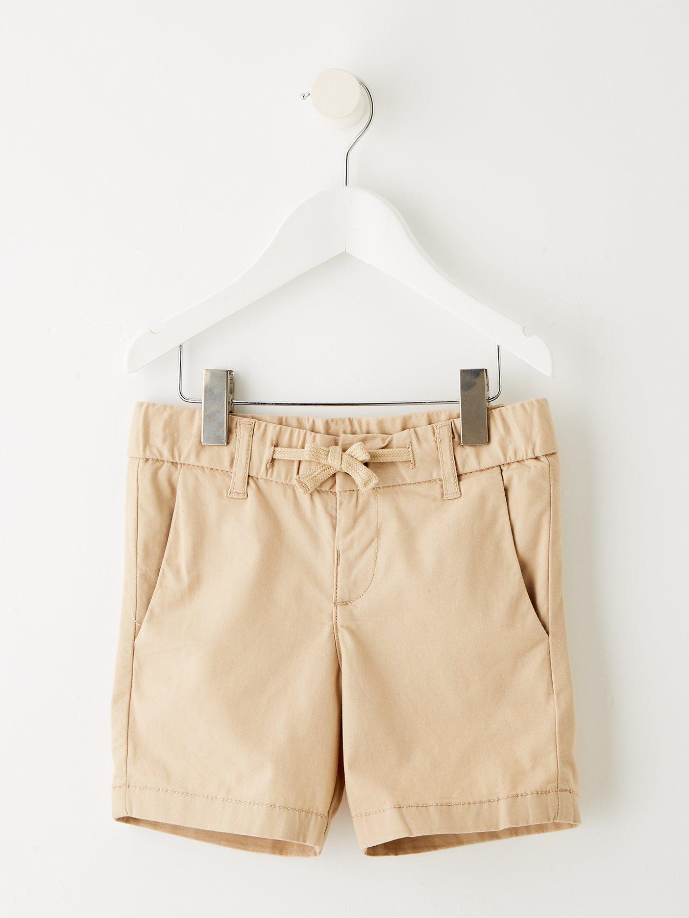 undefined Younger Boys Jaiden Hybrid Jogger Shorts - Oxford Tan