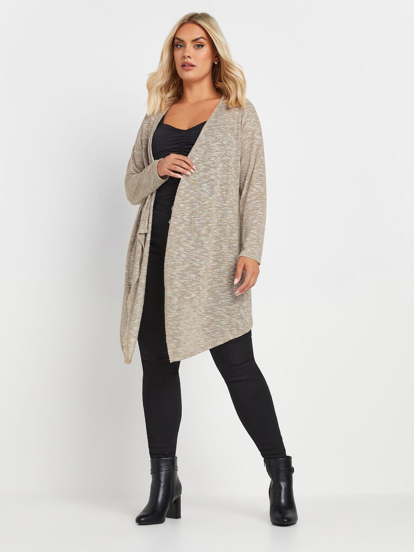 yours-curve-waterfall-soft-touch-cardigan-naturalback