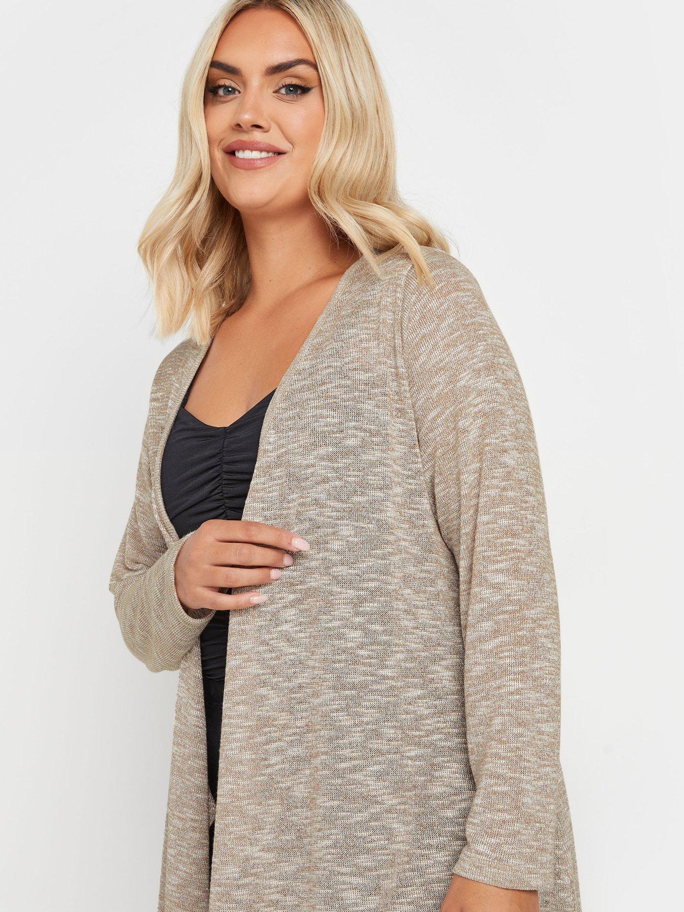 yours-curve-waterfall-soft-touch-cardigan-naturaloutfit