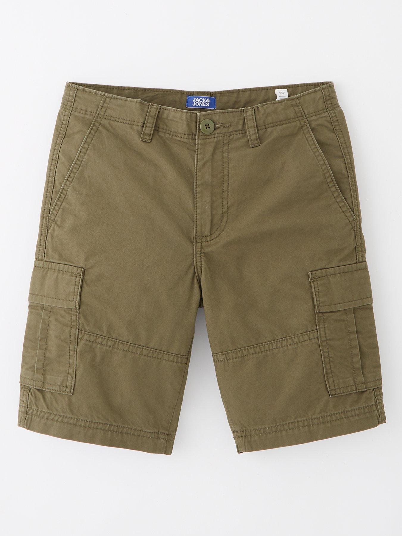 Image of Jack & Jones Junior Boys Cole Mateo Cargo Shorts - Olive Night
