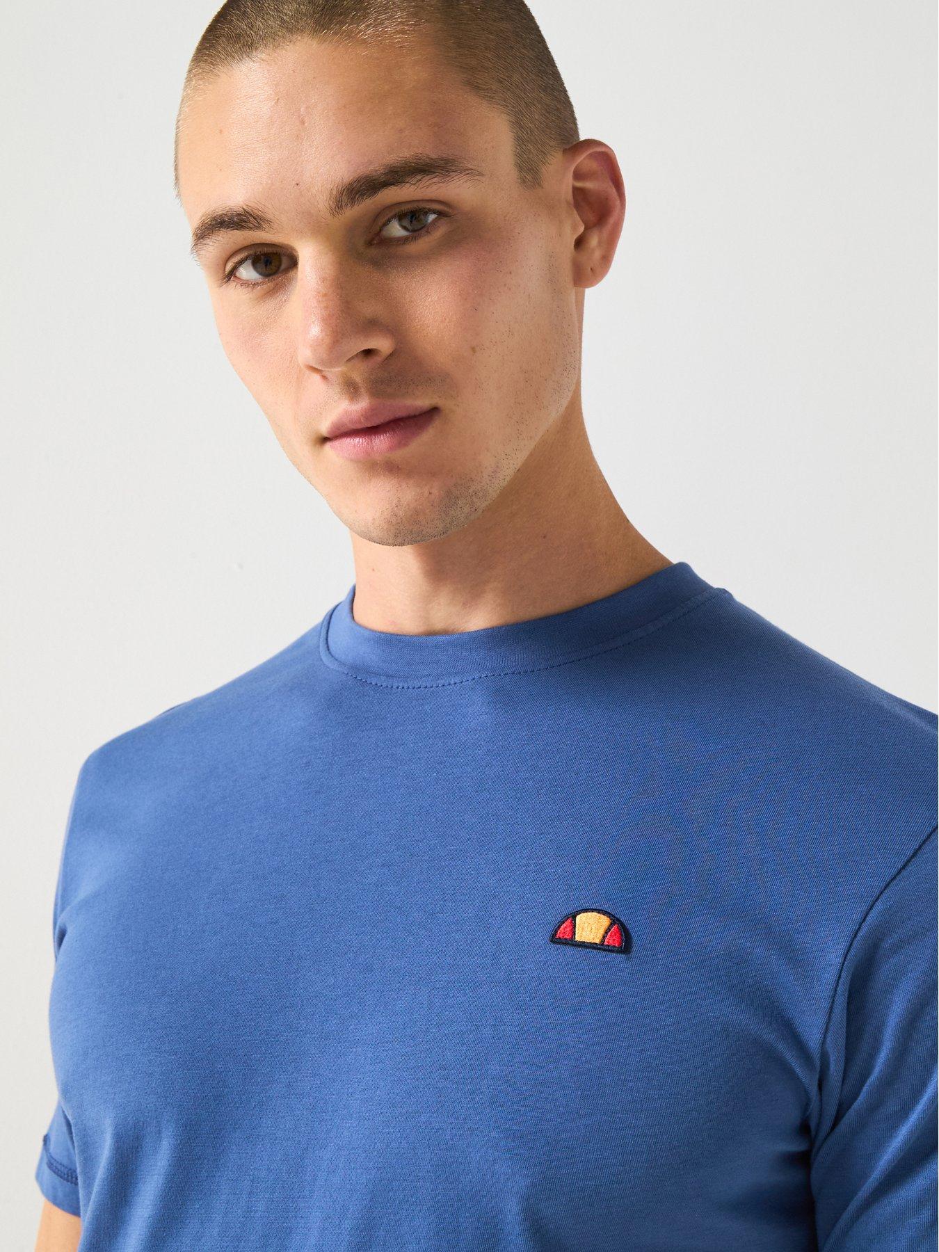 ellesse-mens-cassica-t-shirt-navyoutfit