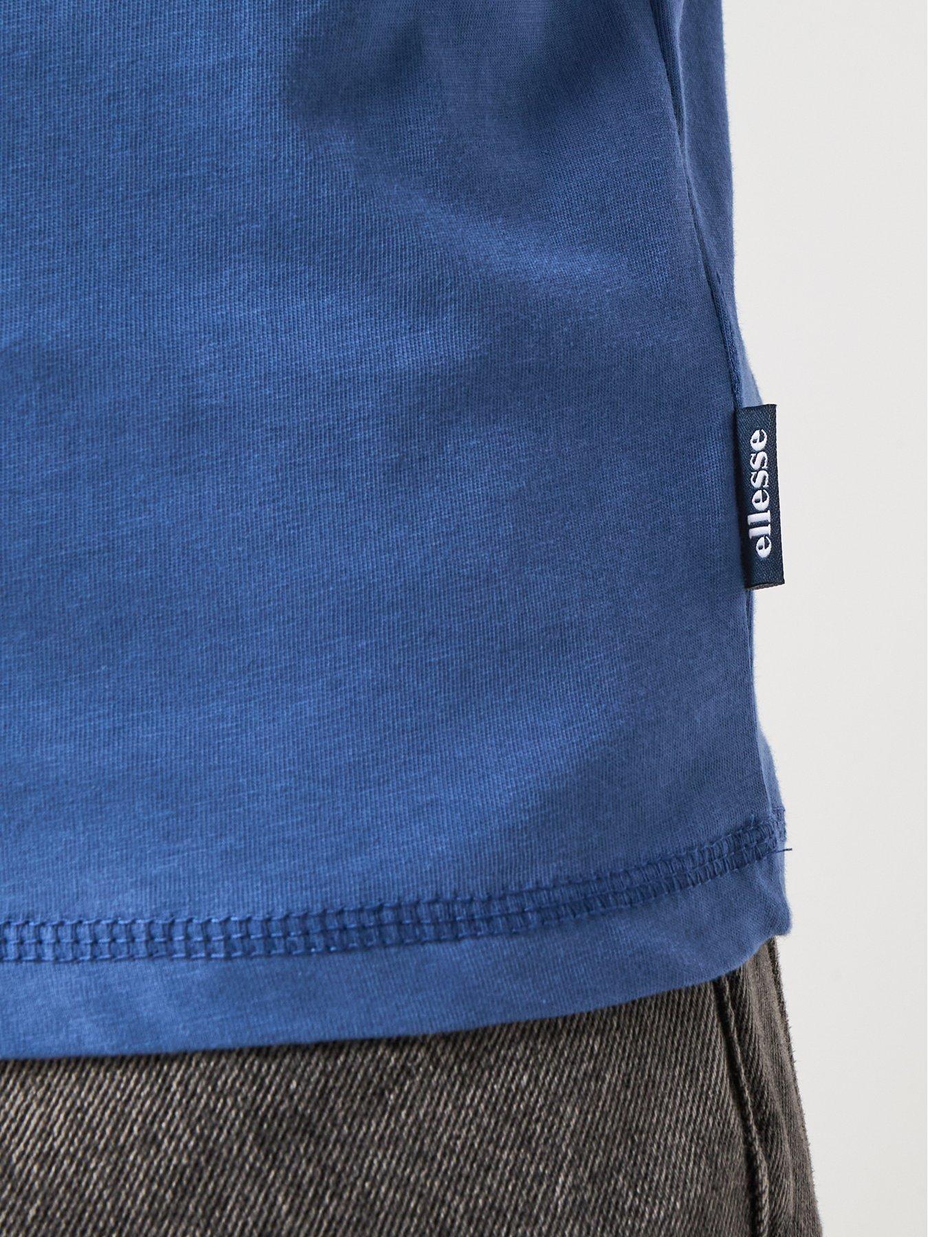 ellesse-mens-cassica-t-shirt-navydetail