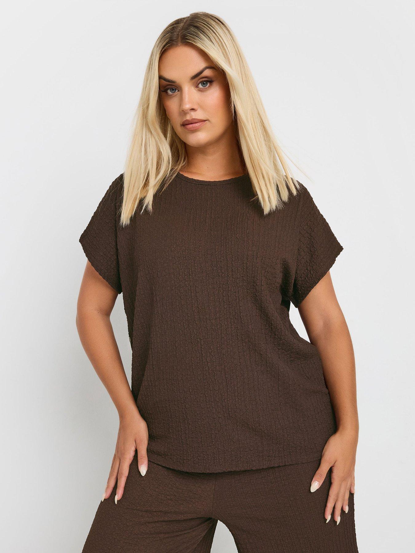 yours-curve-bubble-textured-top-brown