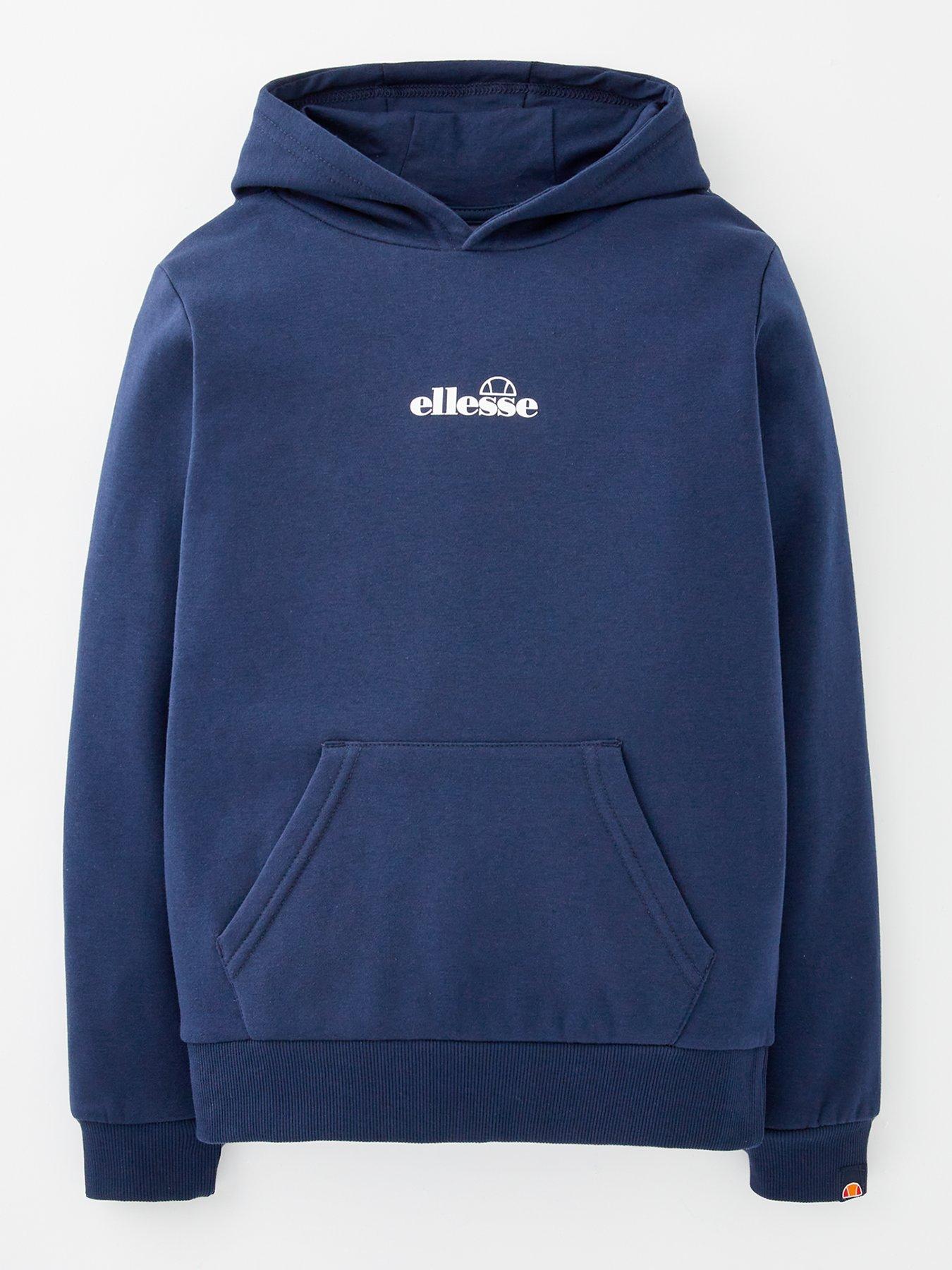 Image of Ellesse Junior Boys Ellibro Overhead Hoodie - Navy