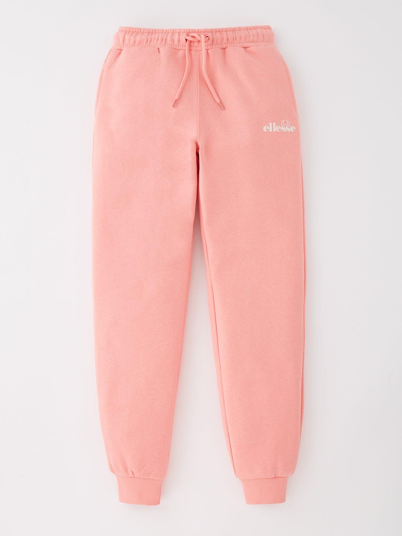 ellesse-junior-girls-dixie-jogging-bottoms-pink