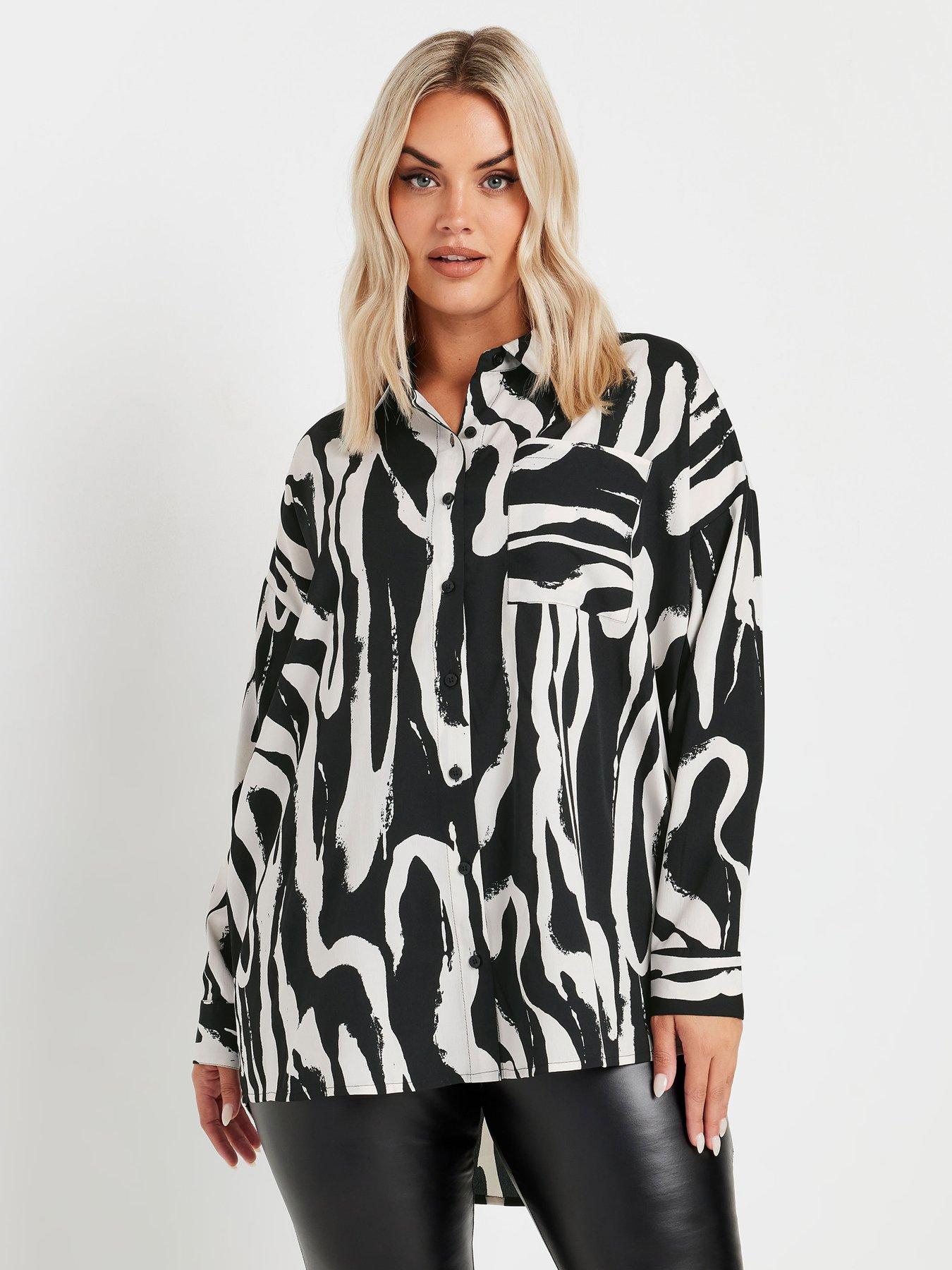 yours-curve-oversized-shirt-whitefront