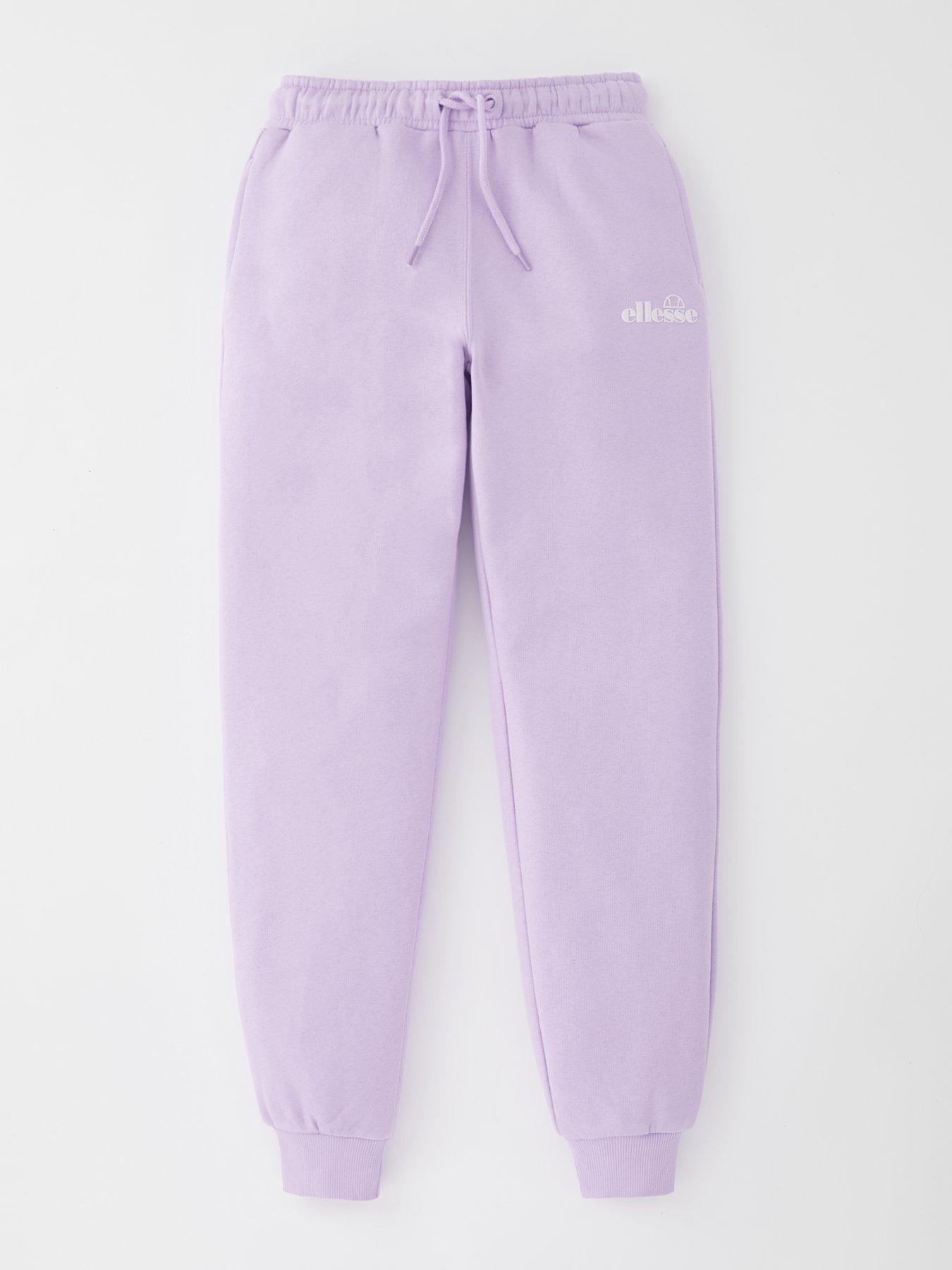 Ellesse Junior Girls Dixie Jogging Bottoms - Purple
