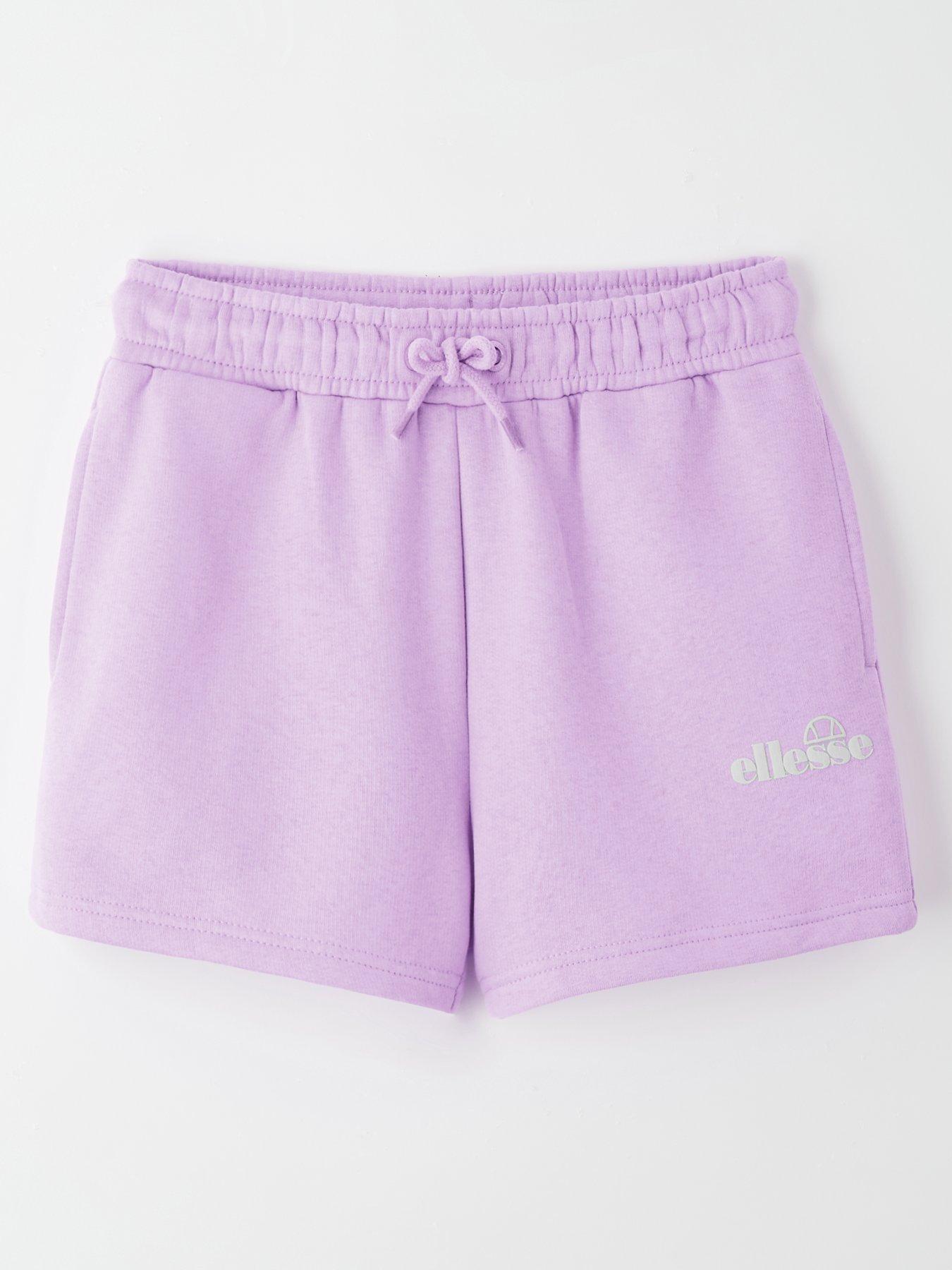 Ellesse Junior Girls Chiffon Shorts - Purple