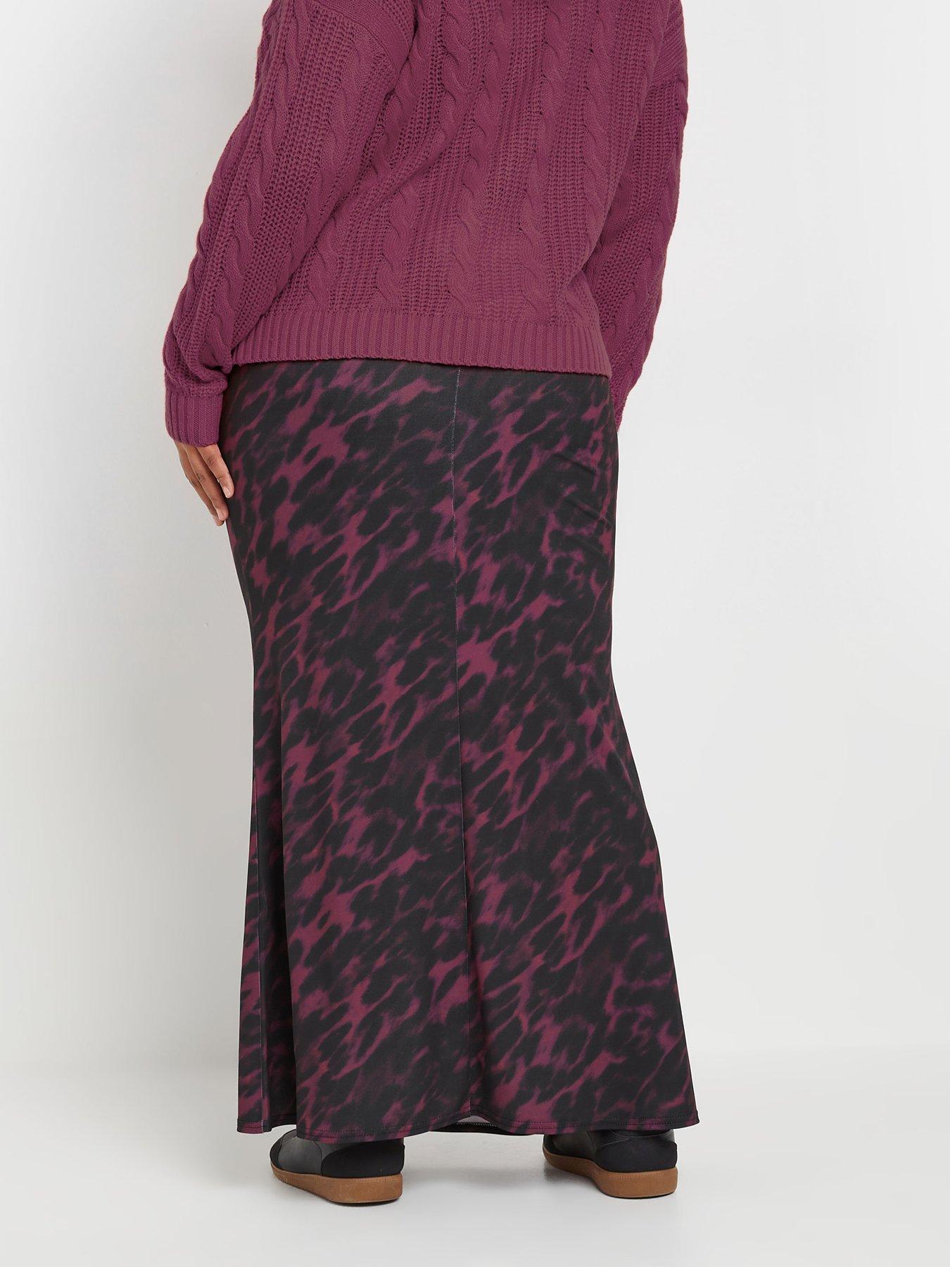 yours-curve-leopard-maxi-skirtstillFront