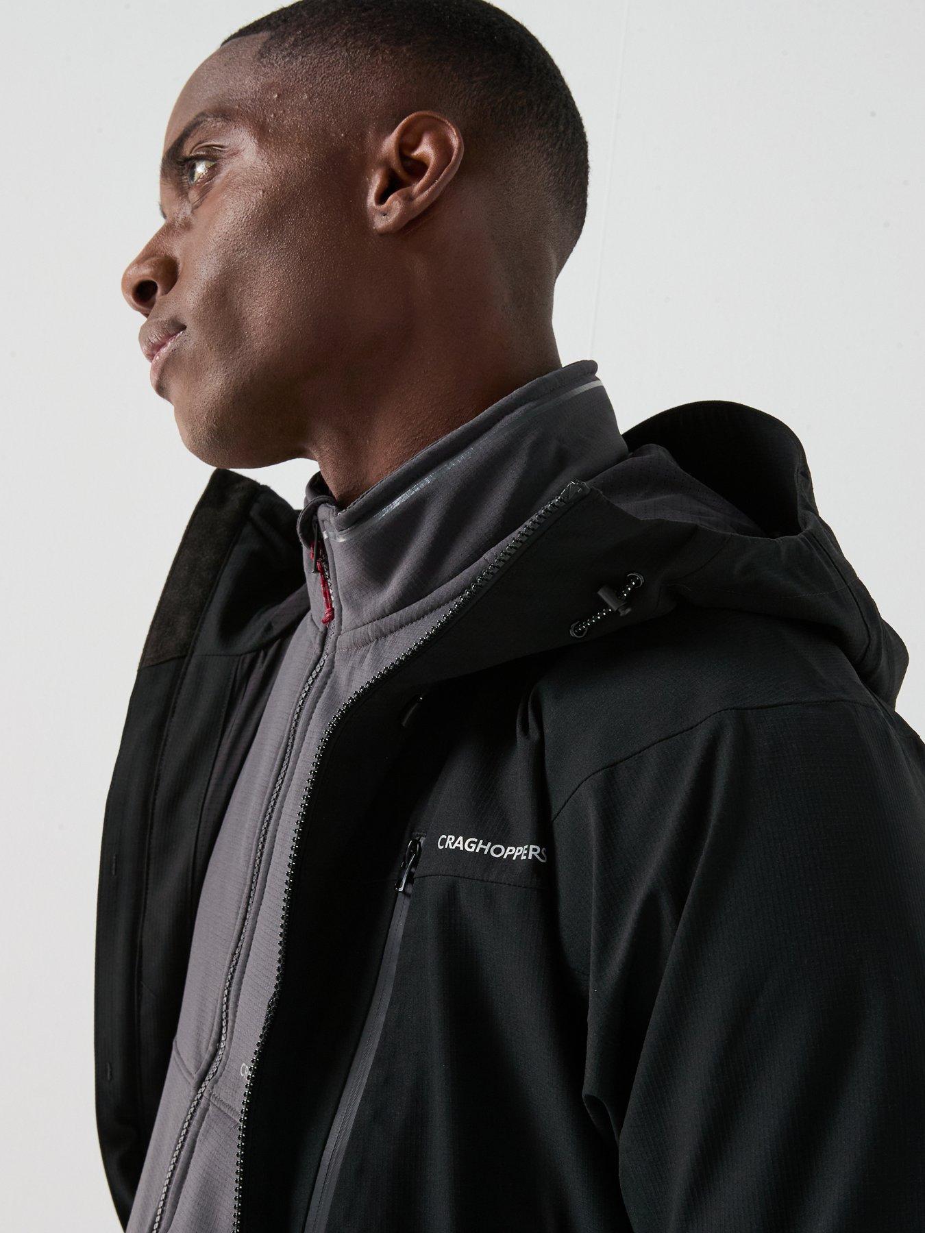 Image 6 of 6 of Craghoppers Mens Dynamic Pro Iii Waterproof Jacket -Black