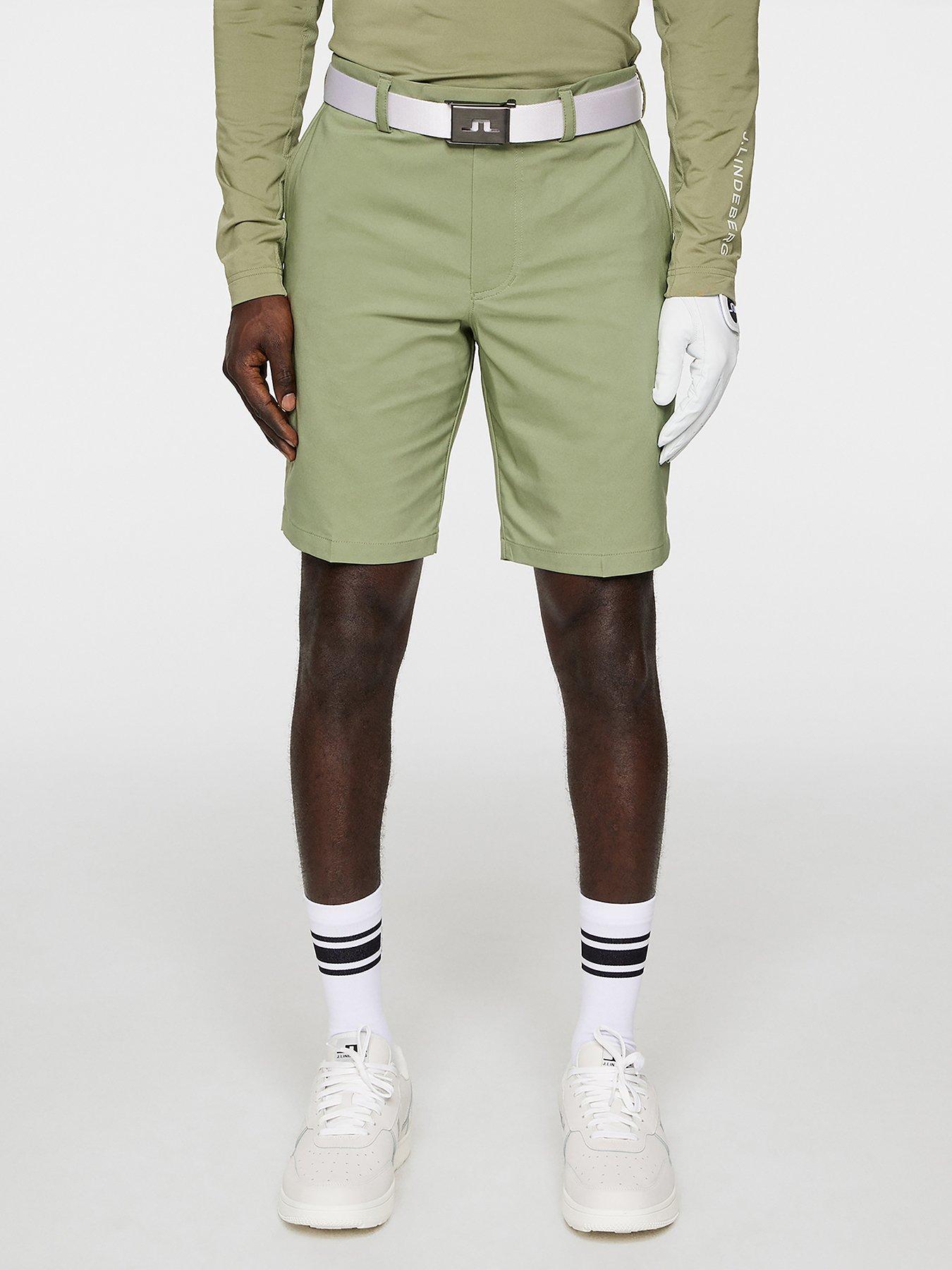 J LINDEBERG Mens Golf Mitch Shorts - Green