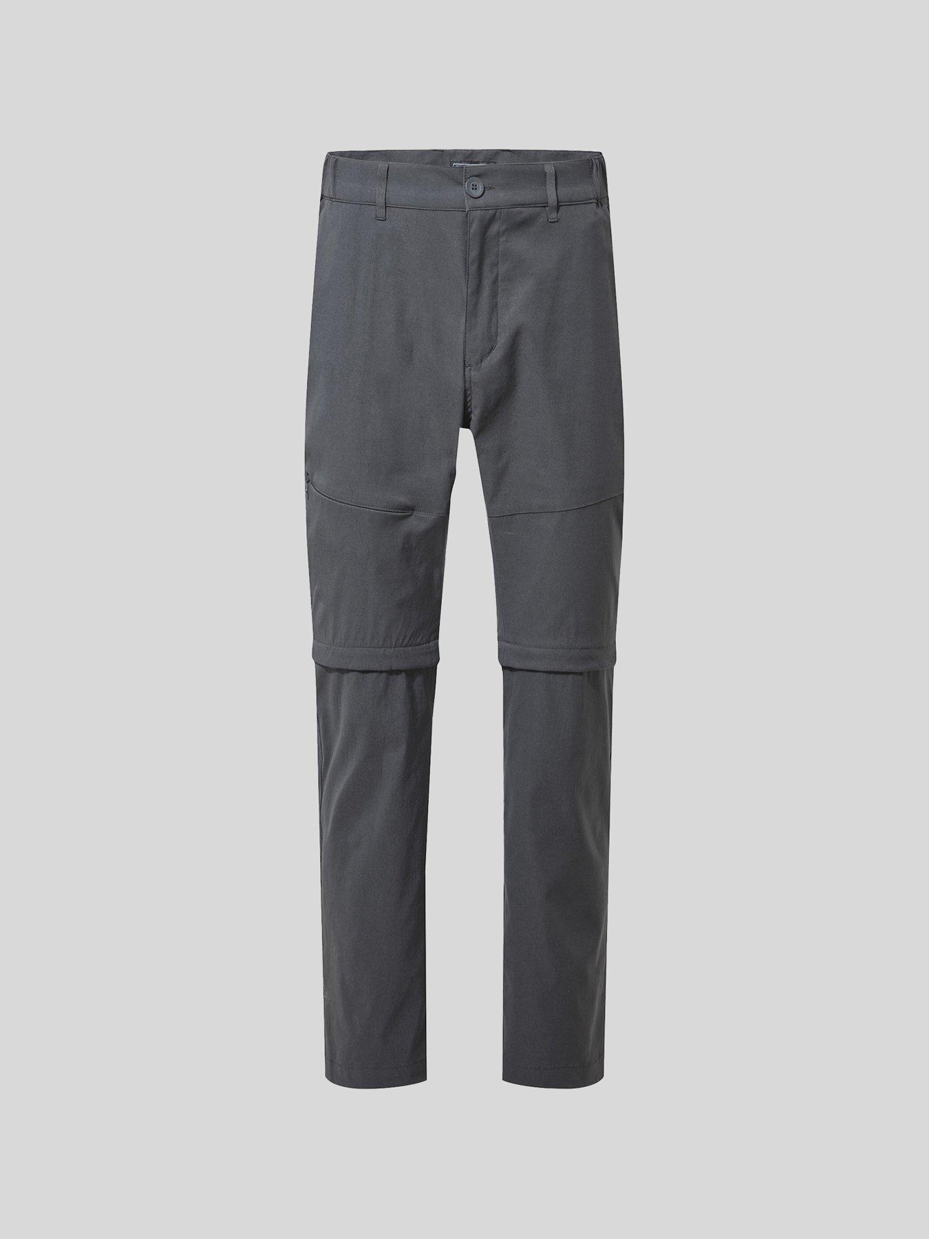 Craghoppers Mens Kiwi Pro Ii Convertible Trousers -Dark Lead