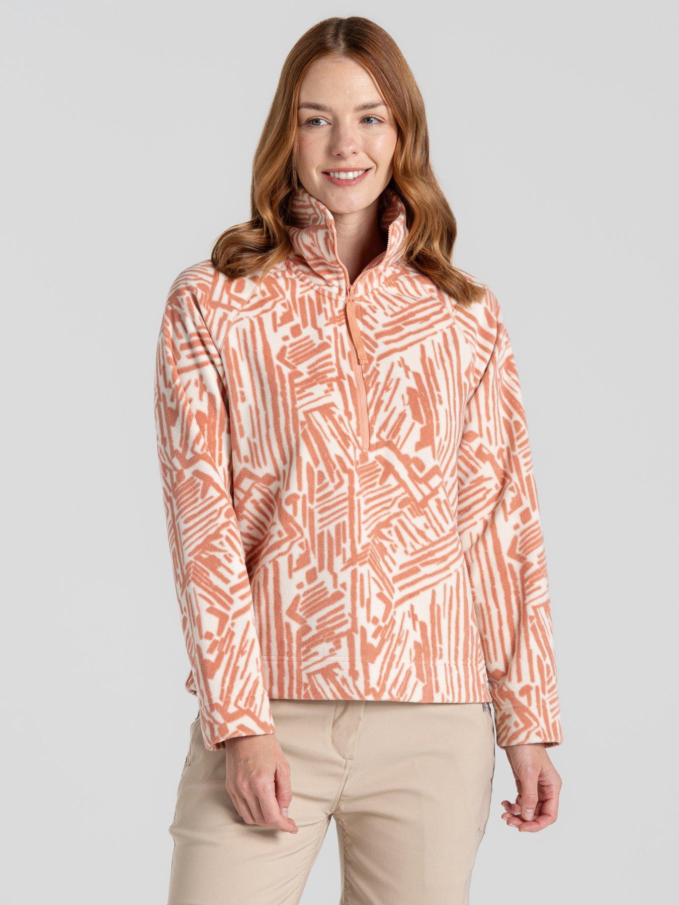 craghoppers-womens-annjela-half-zip-fleece--clay-print