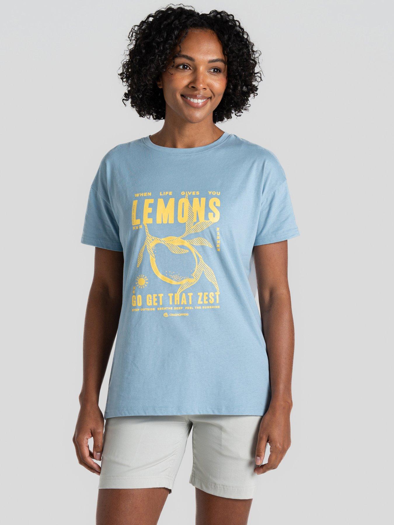 craghoppers-womens-yago-short-sleeved-top--nimbus-lemon-print--blue