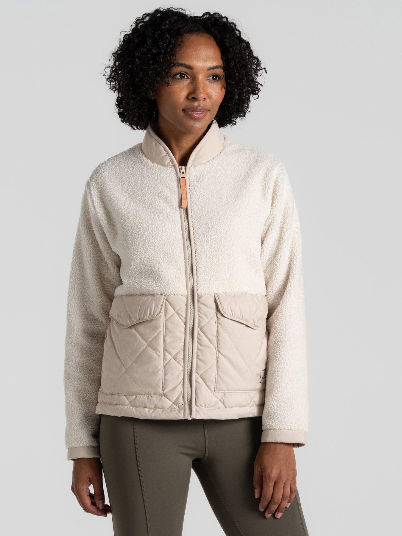 Image 1 of 6 of Craghoppers Womens Jamea Hybrid Fleece - Ecru/Stone