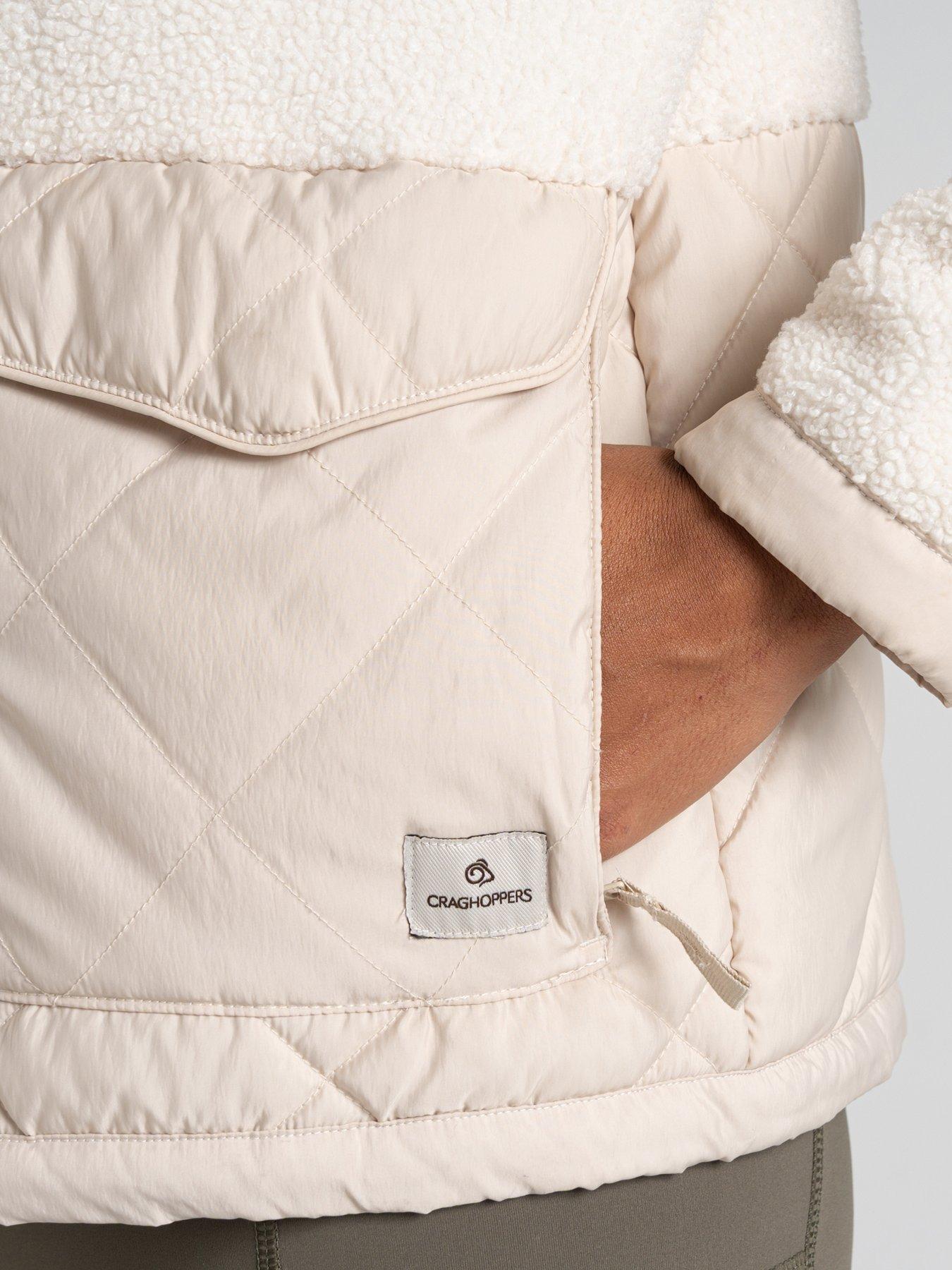 Image 4 of 6 of Craghoppers Womens Jamea Hybrid Fleece - Ecru/Stone