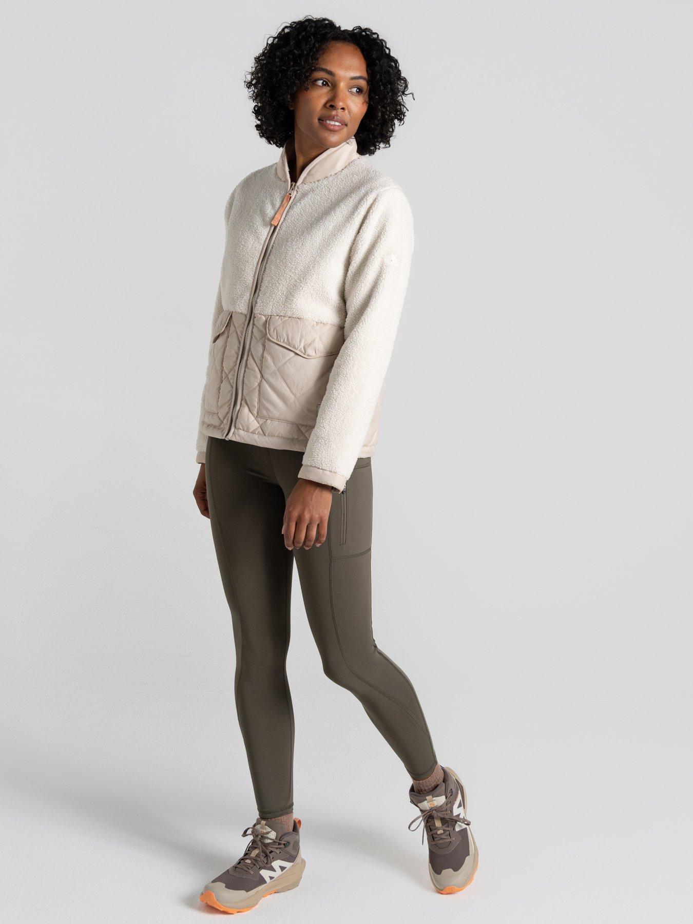 Image 6 of 6 of Craghoppers Womens Jamea Hybrid Fleece - Ecru/Stone