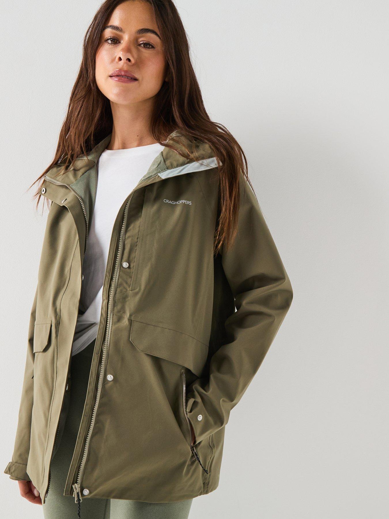 Image 1 of 6 of Craghoppers Womens Caldbeck II Waterproof Jacket - Wild Olive