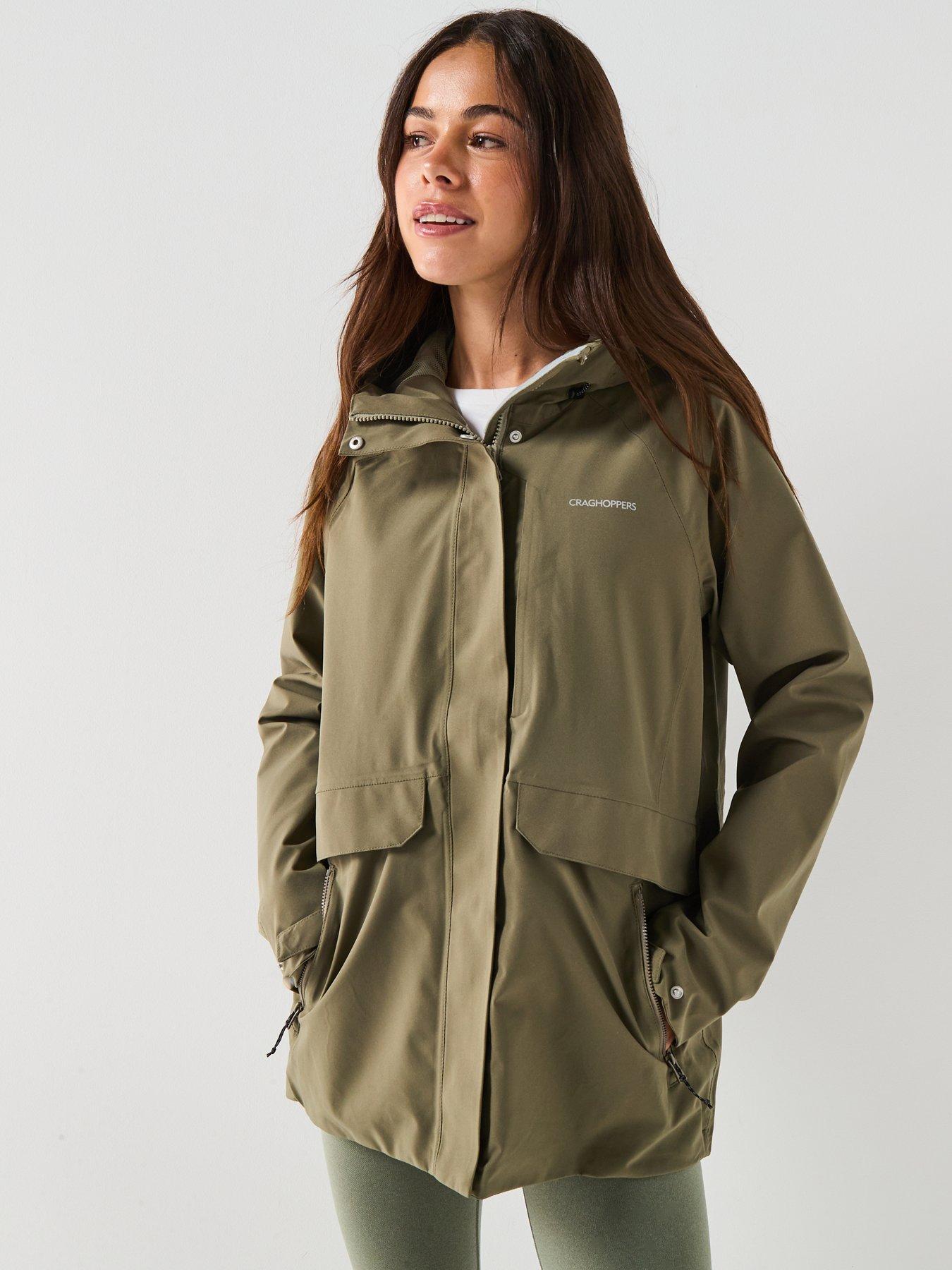Image 5 of 6 of Craghoppers Womens Caldbeck II Waterproof Jacket - Wild Olive