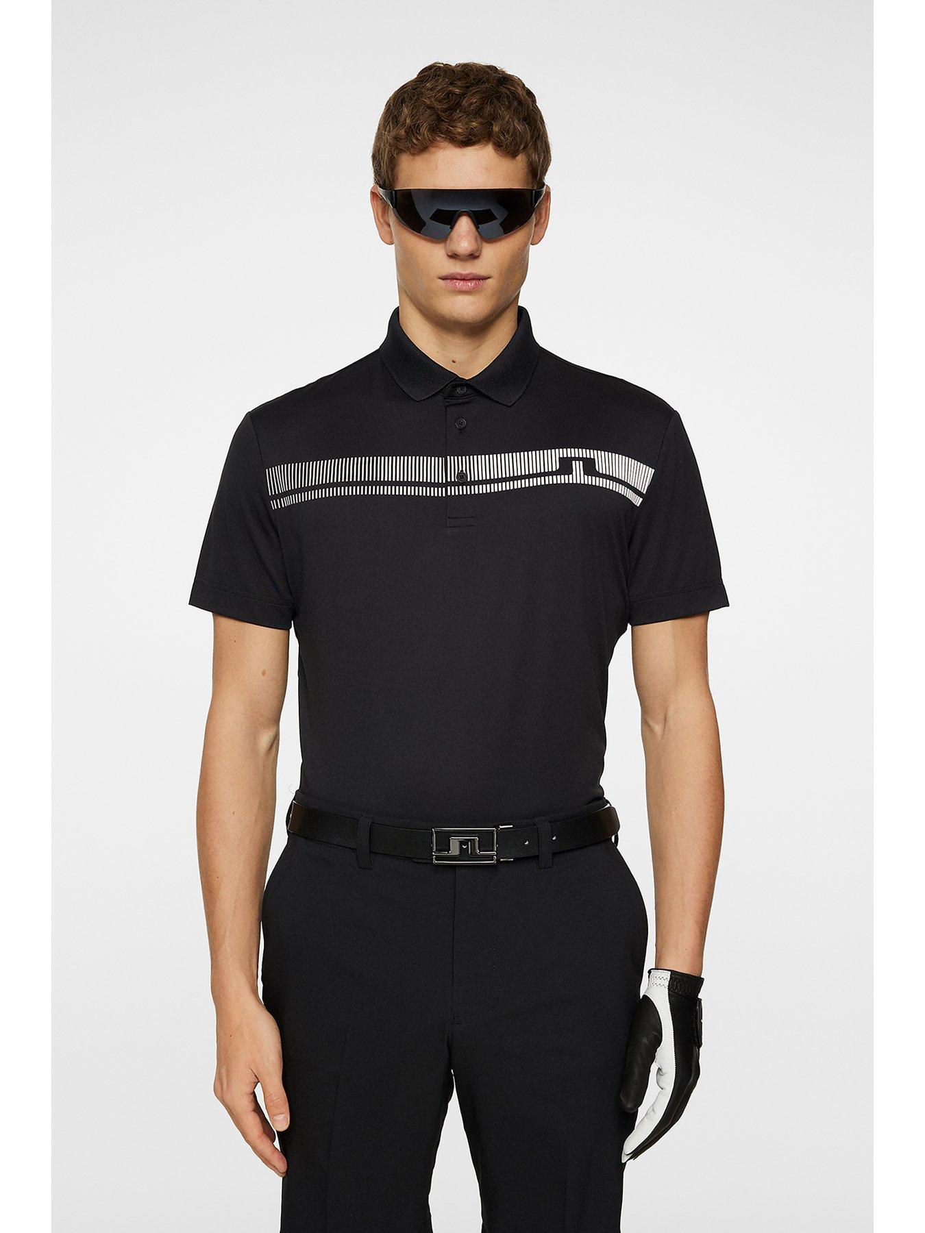 Image 1 of 6 of J LINDEBERG Mens Golf Klas Polo - Black
