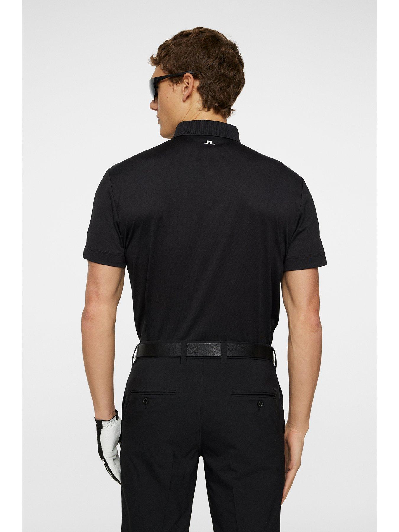Image 2 of 6 of J LINDEBERG Mens Golf Klas Polo - Black