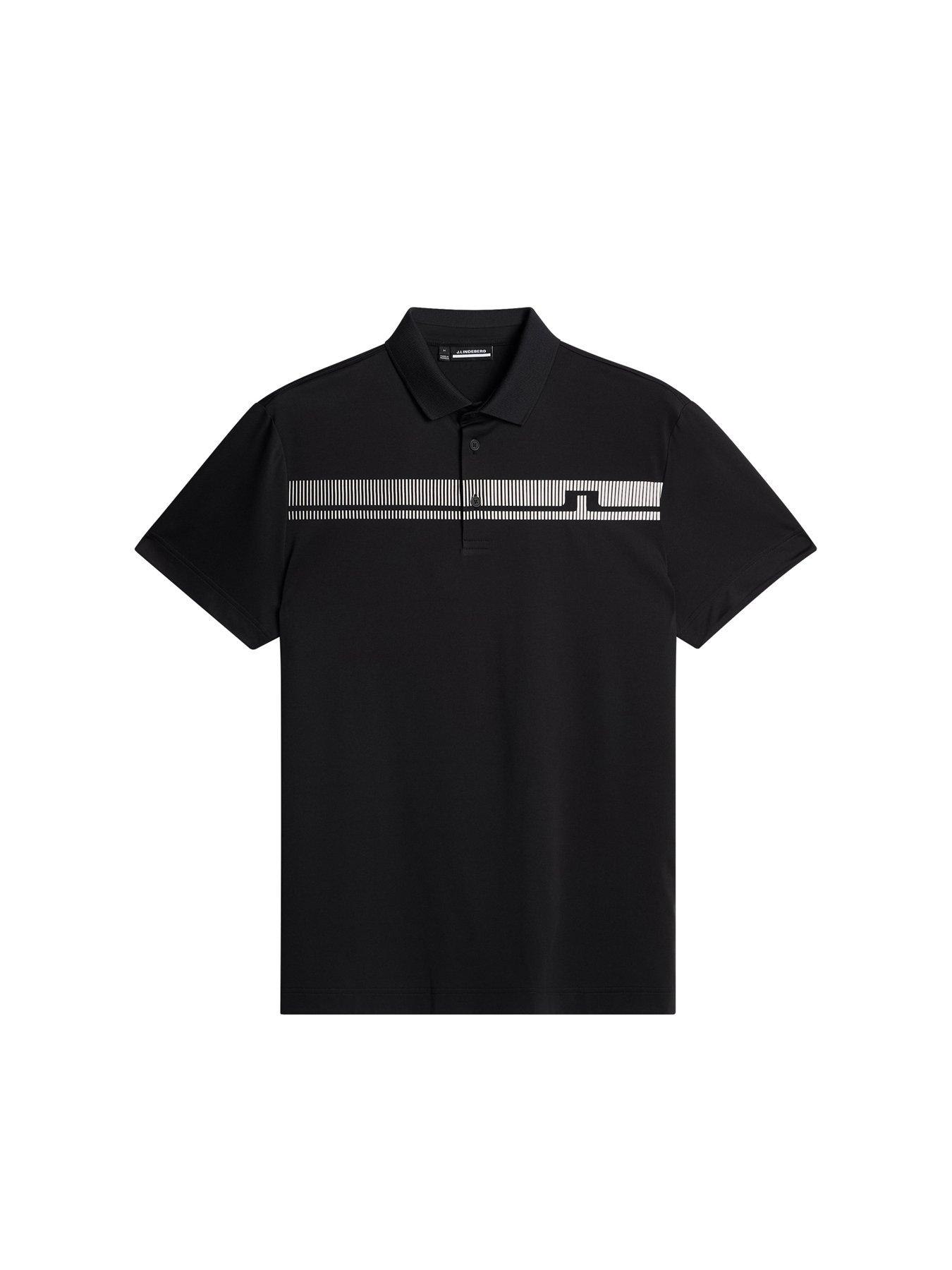 Image 6 of 6 of J LINDEBERG Mens Golf Klas Polo - Black